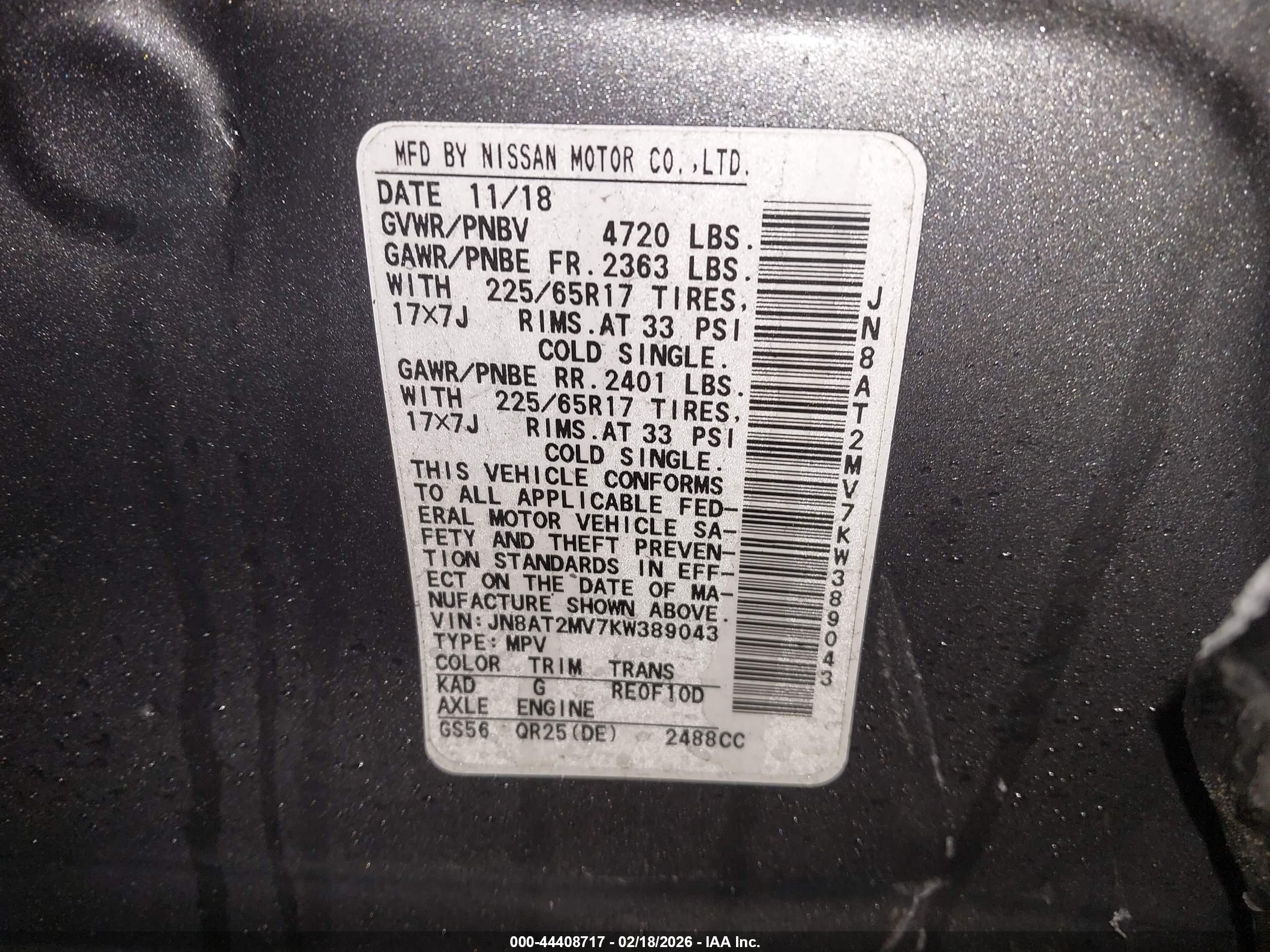NISSAN ROGUE image 9