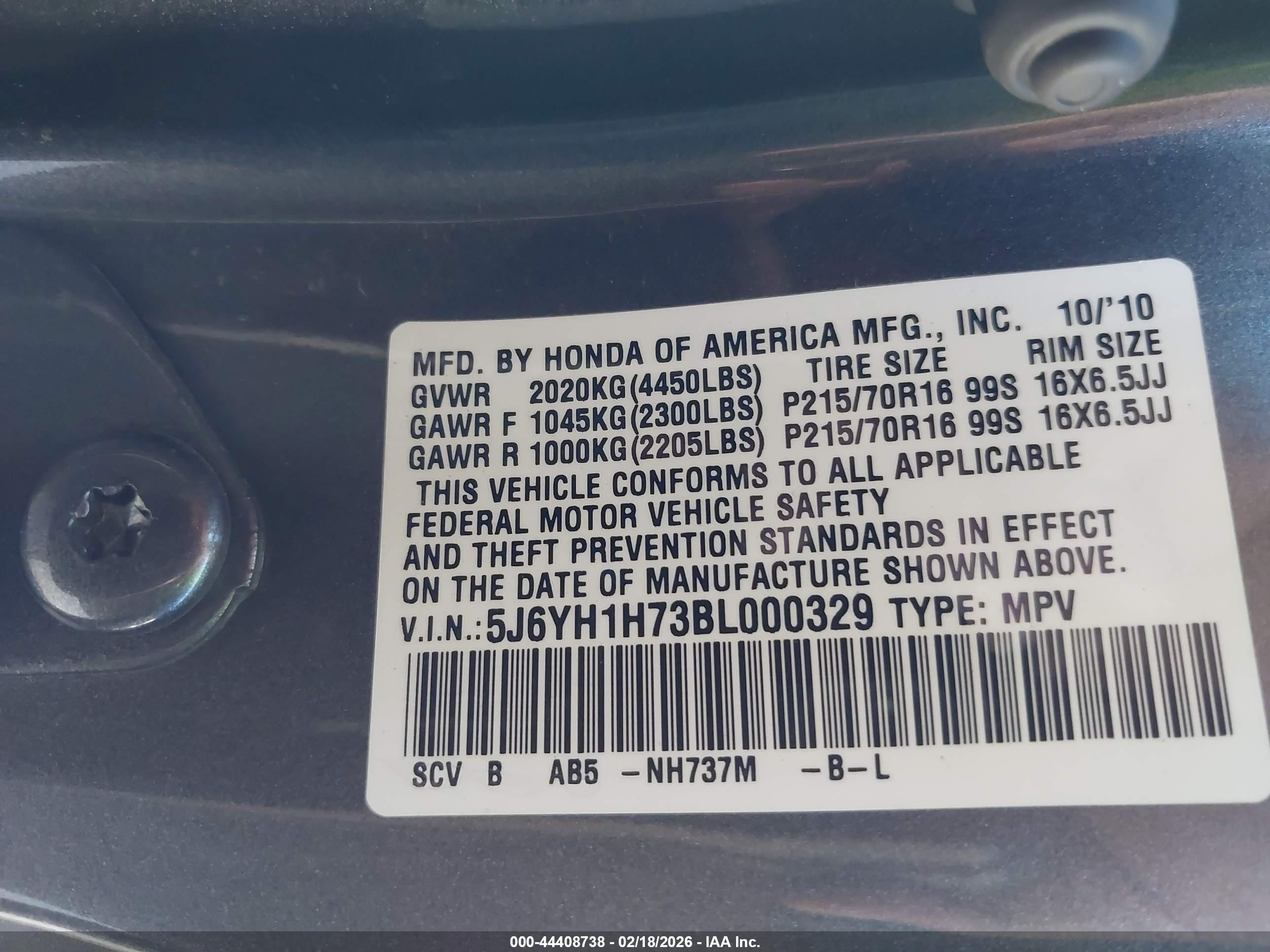 HONDA ELEMENT image 9