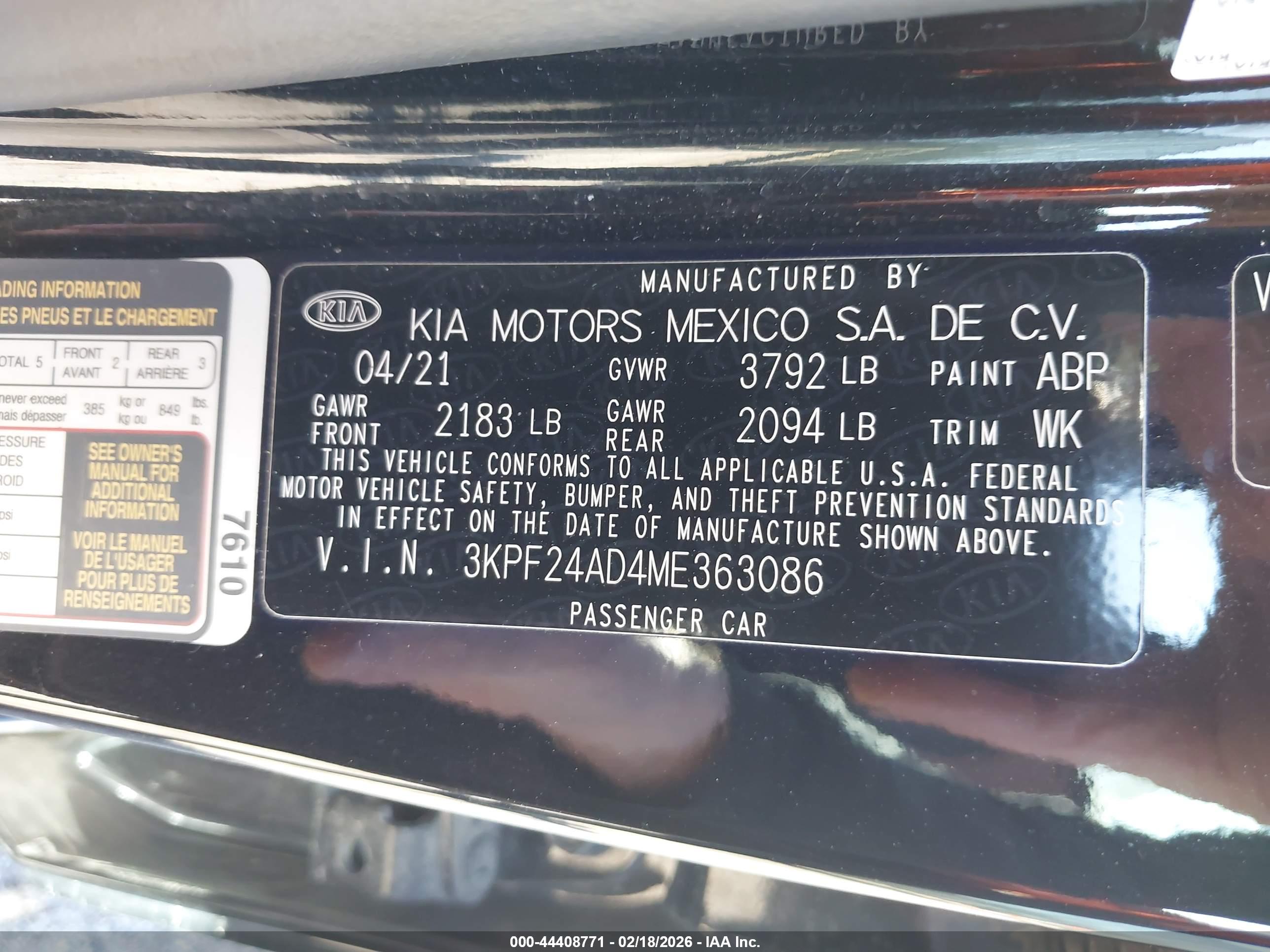 KIA FORTE image 9