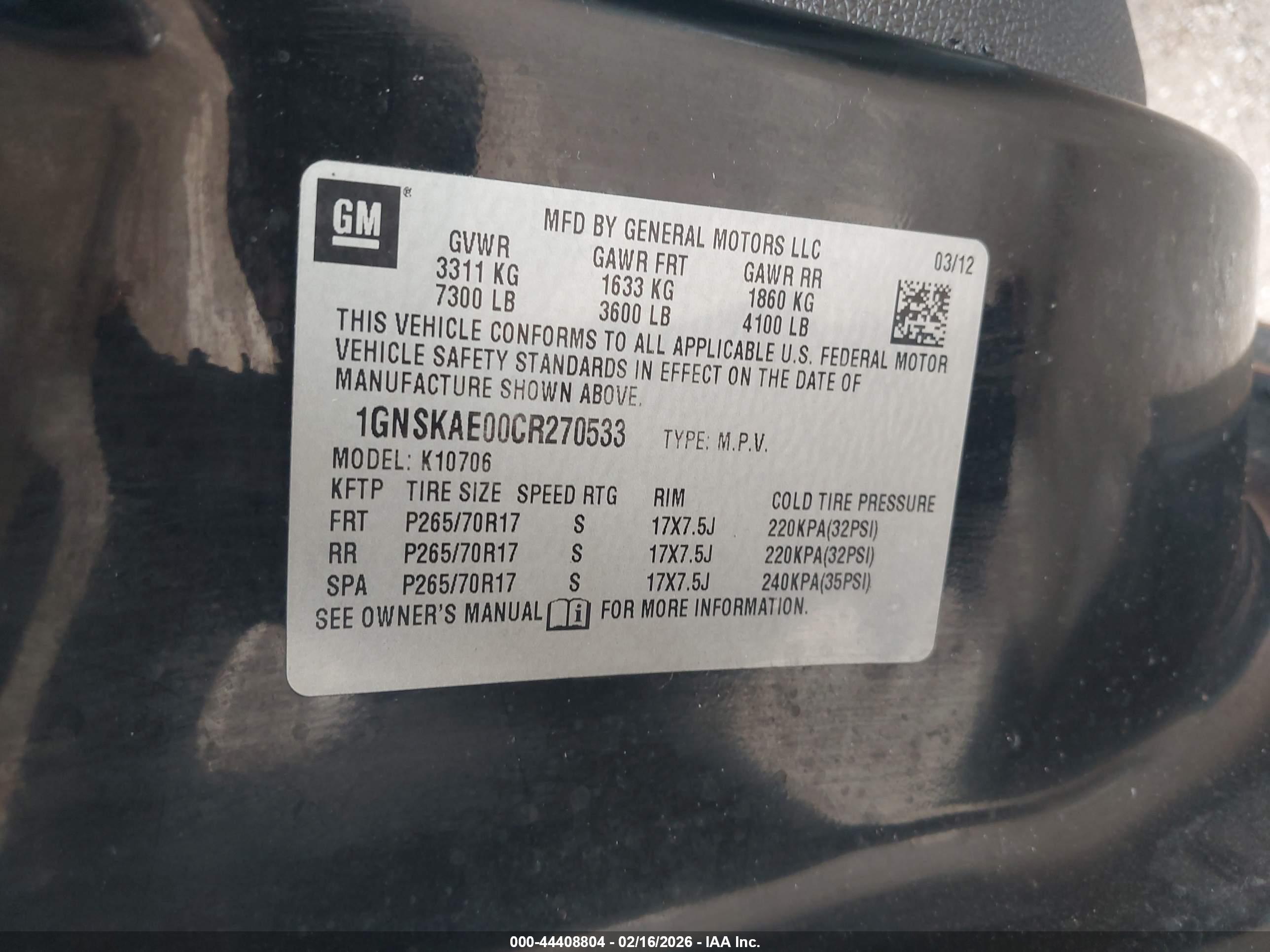CHEVROLET TAHOE image 9