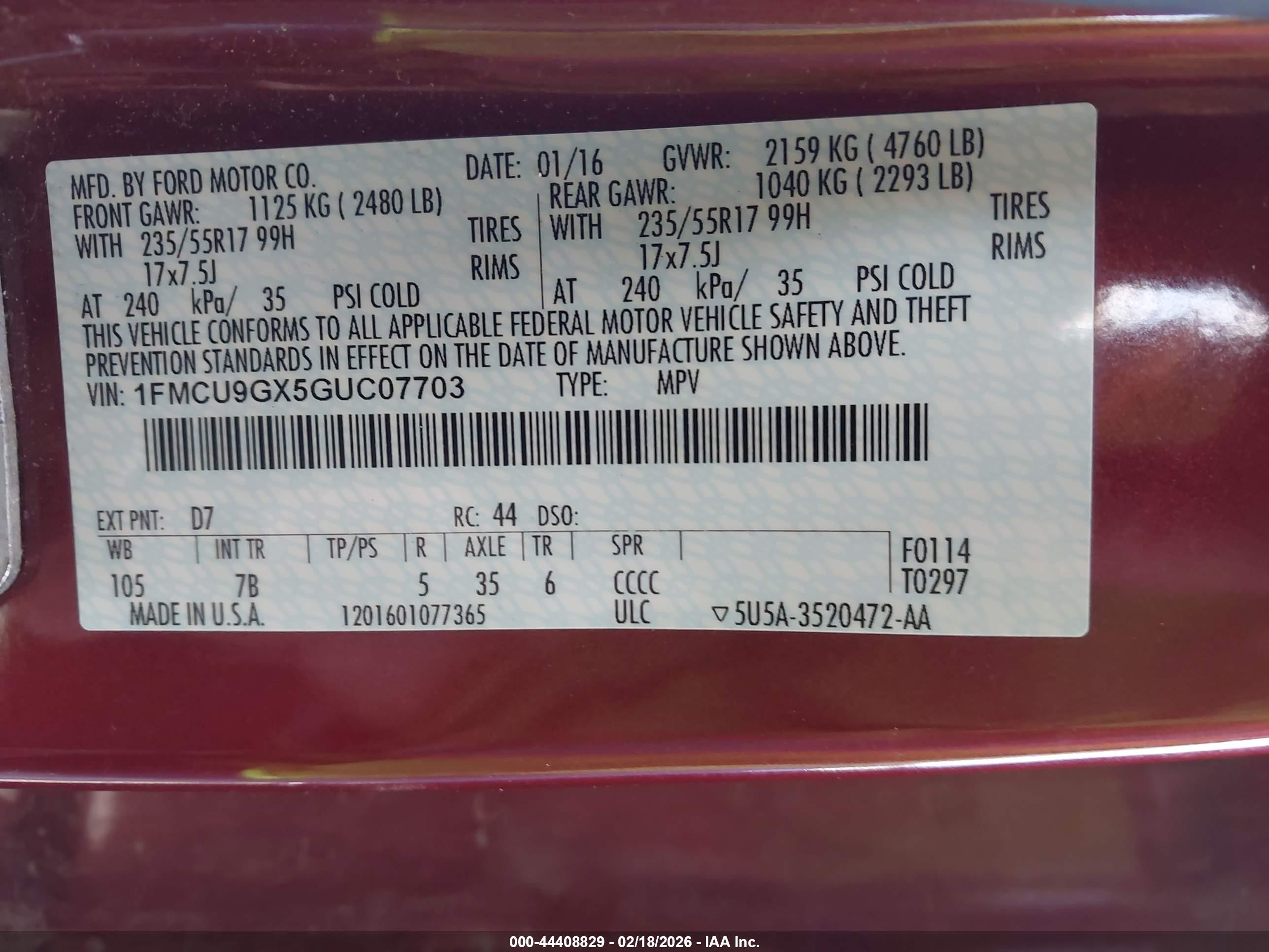 FORD ESCAPE image 9