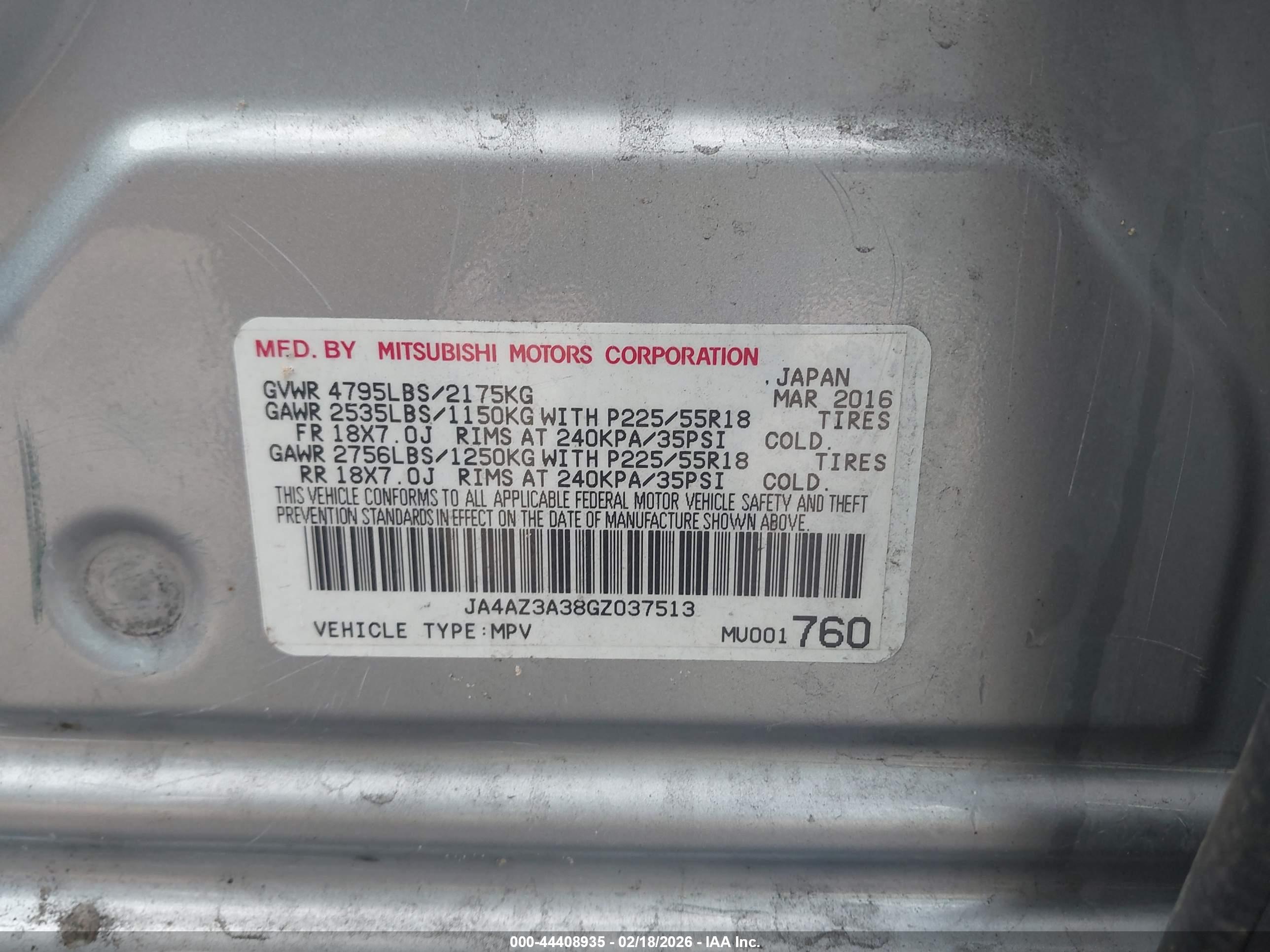 MITSUBISHI OUTLANDER image 9
