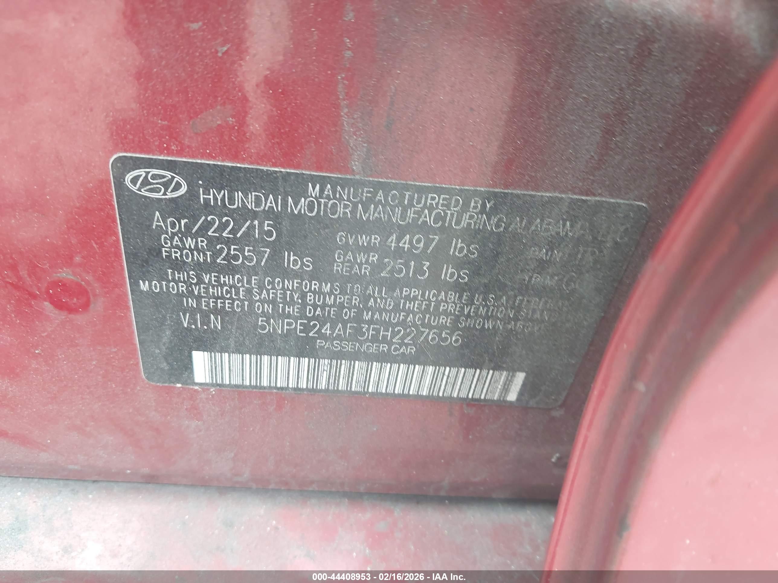 HYUNDAI SONATA image 9