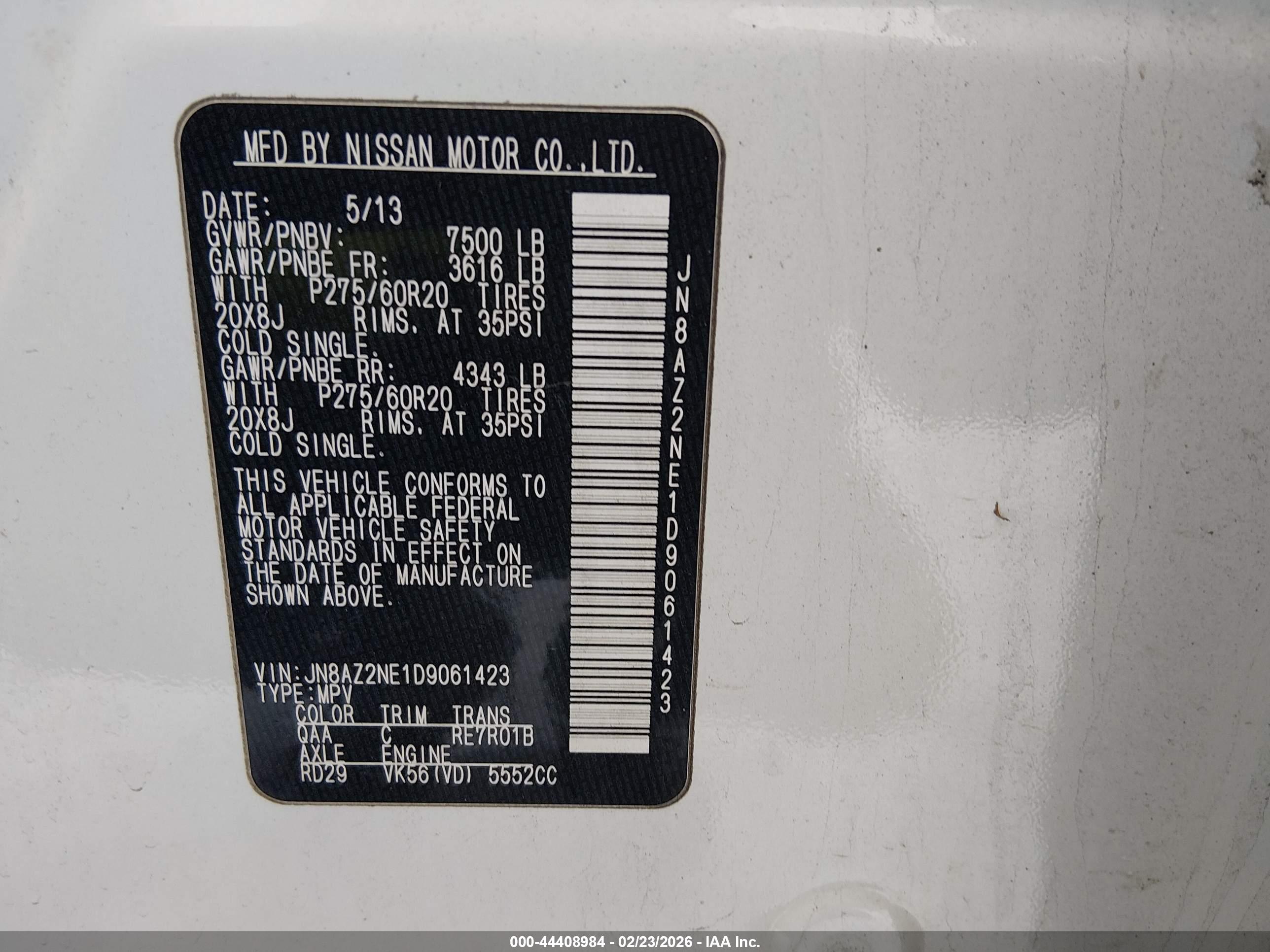 INFINITI QX56 image 9