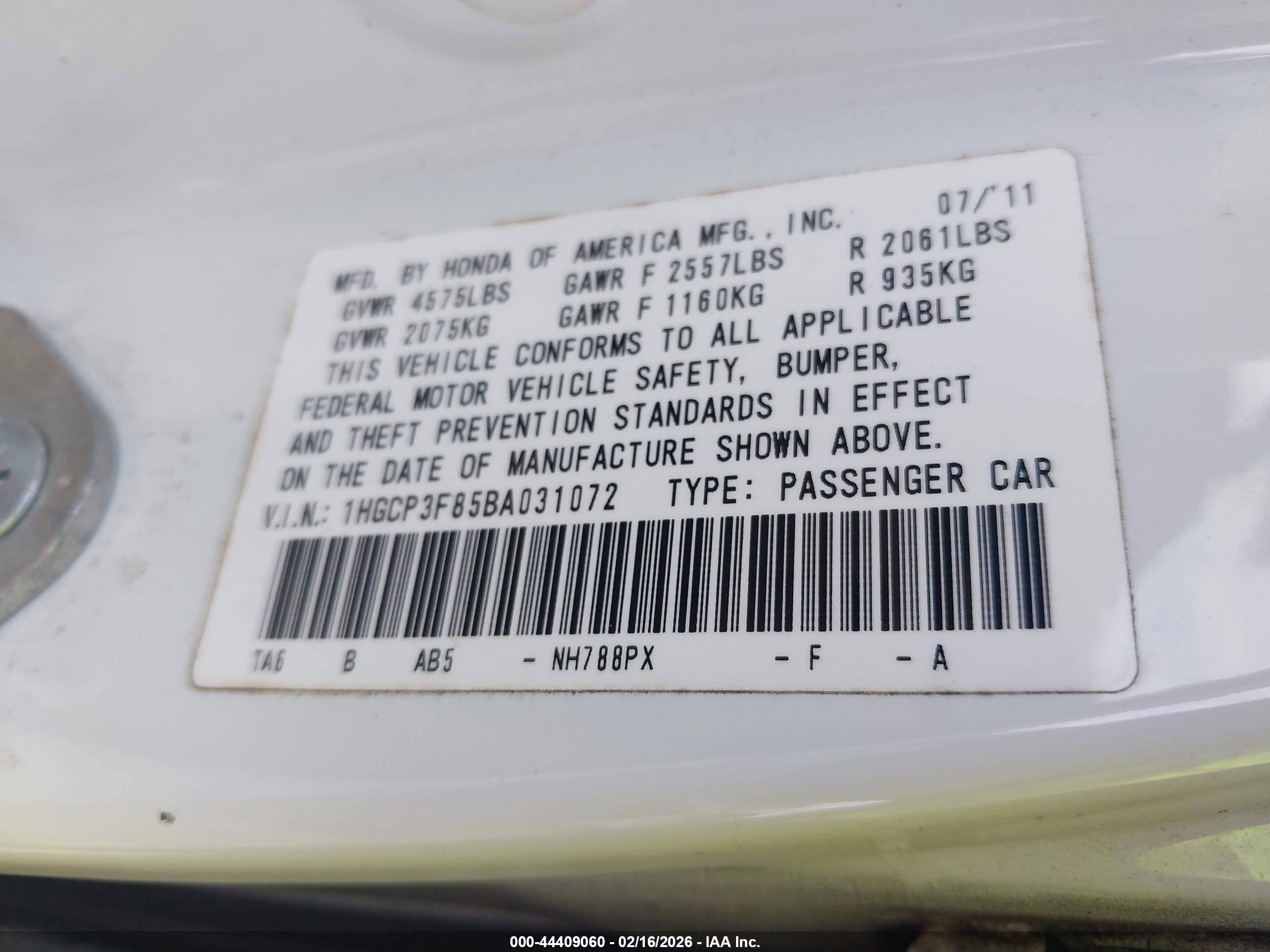 HONDA ACCORD image 9
