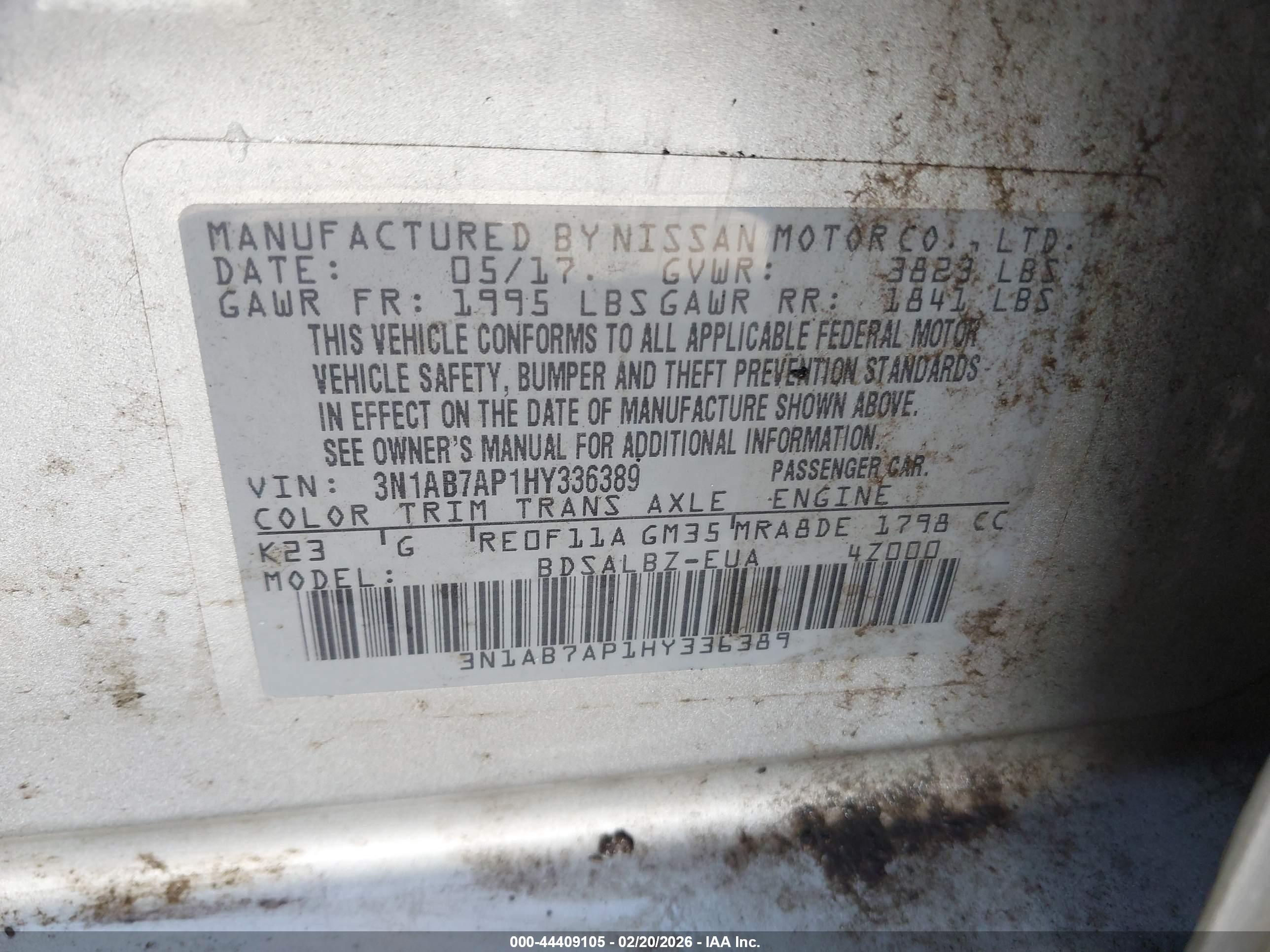 NISSAN SENTRA image 9