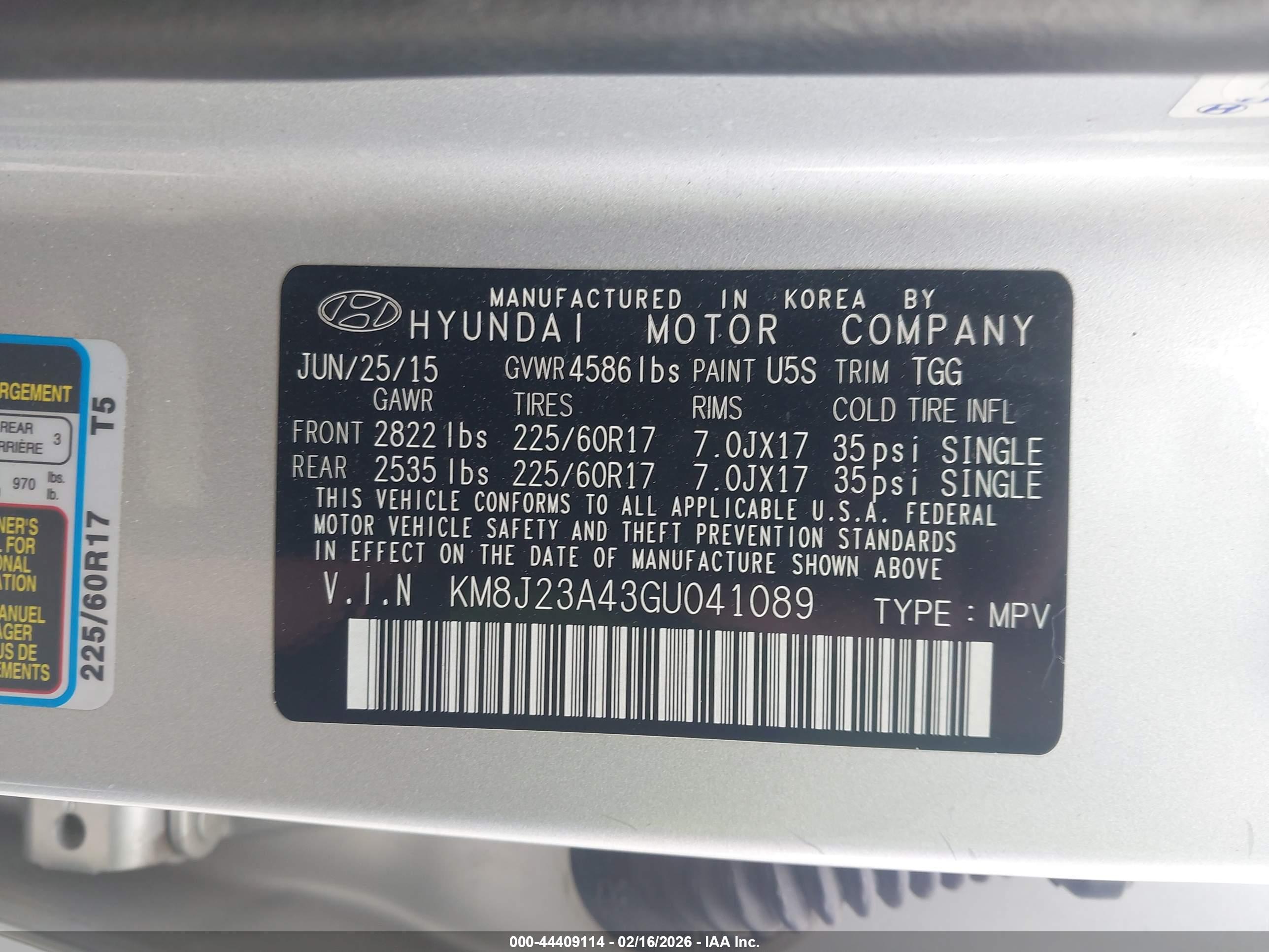 HYUNDAI TUCSON image 9