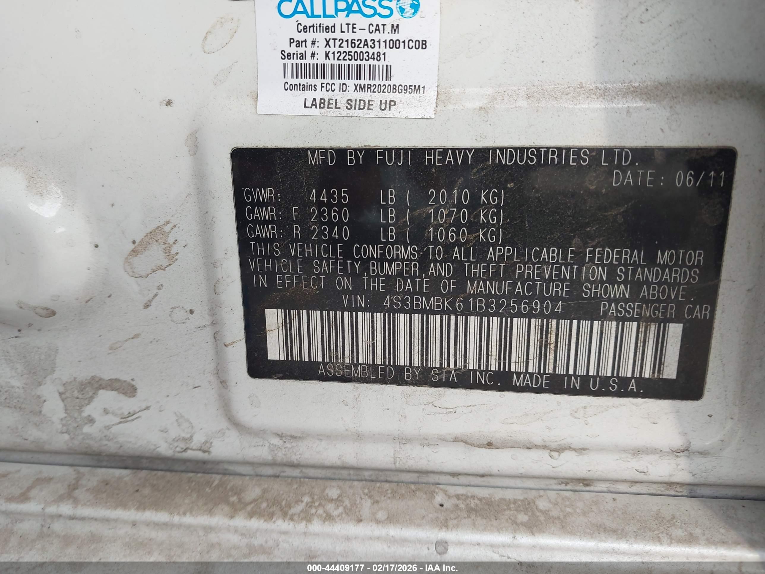 SUBARU LEGACY image 9