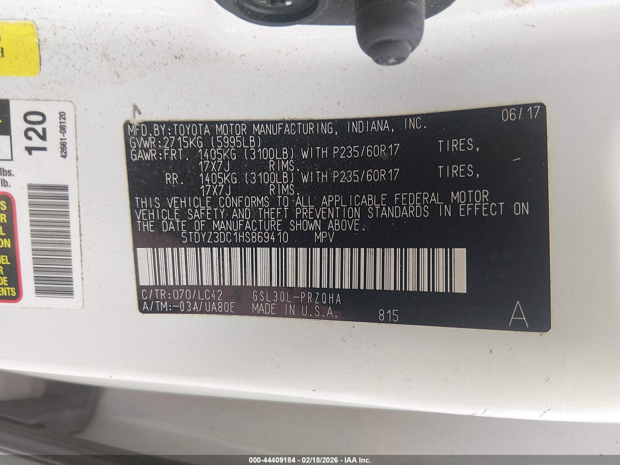 TOYOTA SIENNA image 9