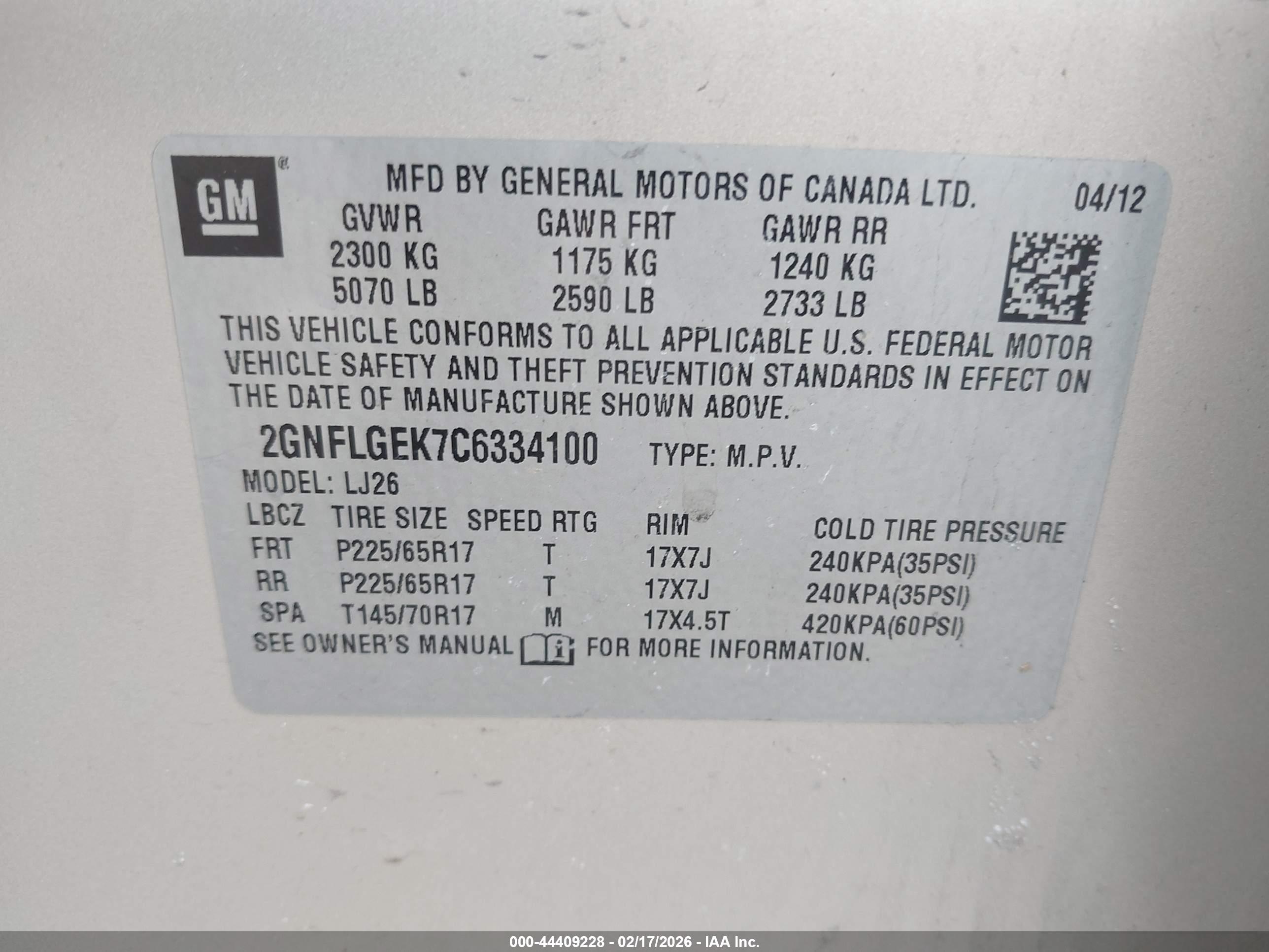 CHEVROLET EQUINOX image 9