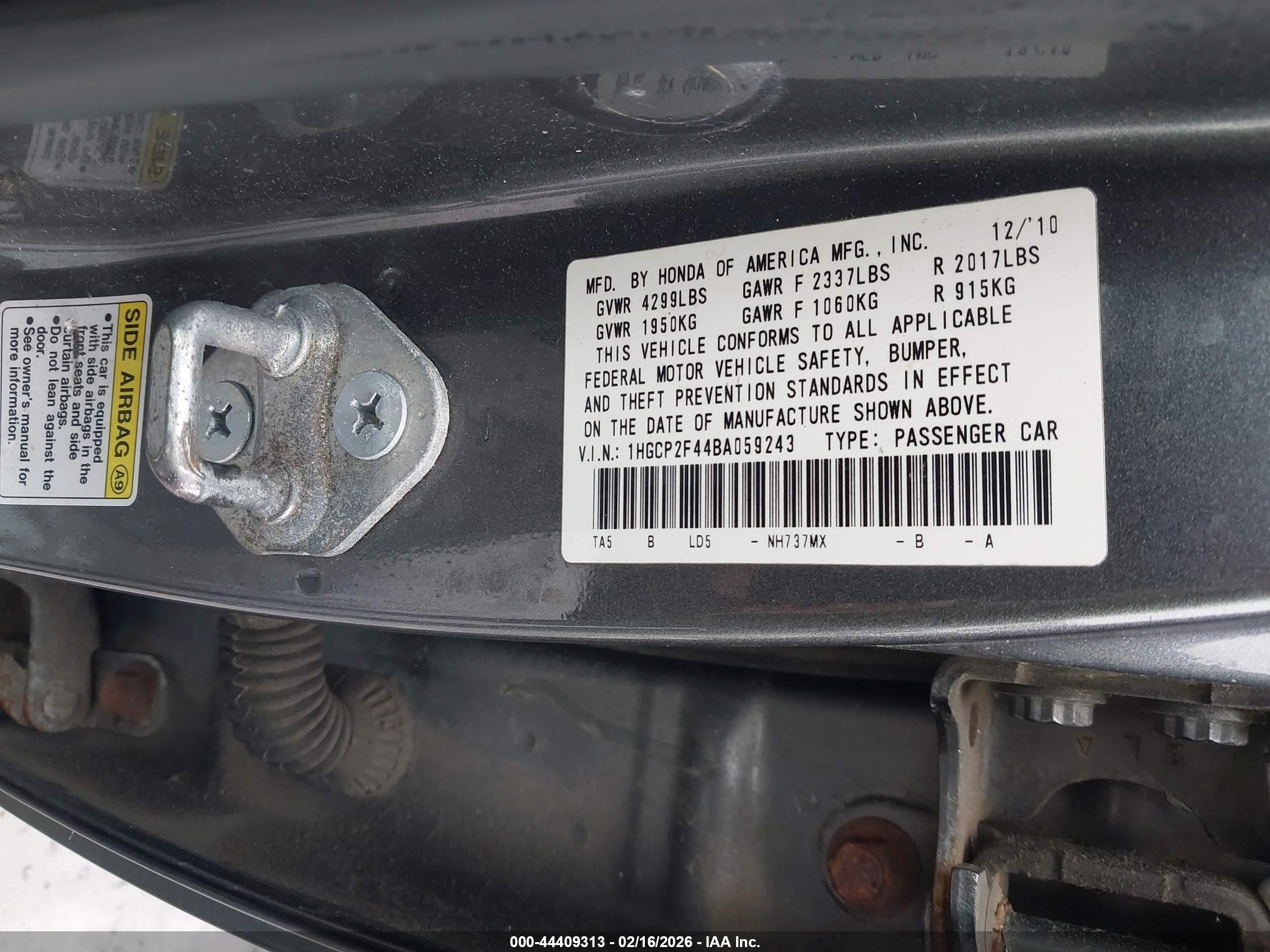 HONDA ACCORD image 9