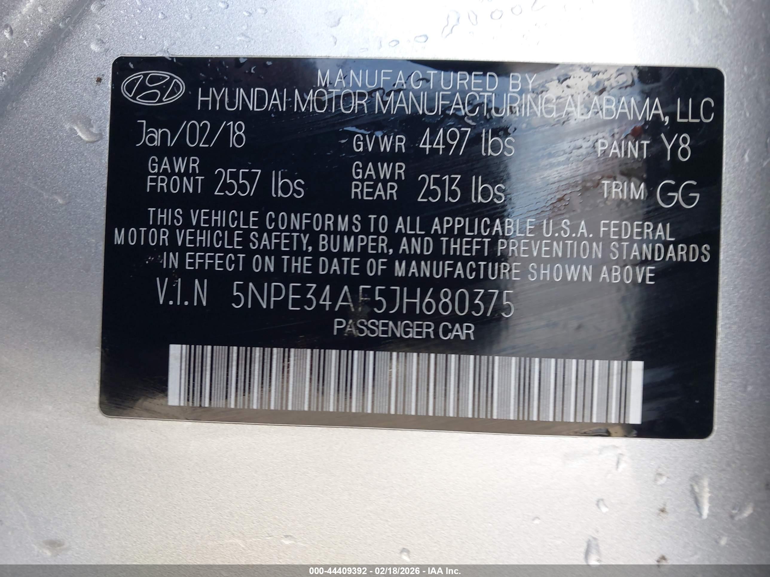 HYUNDAI SONATA image 9