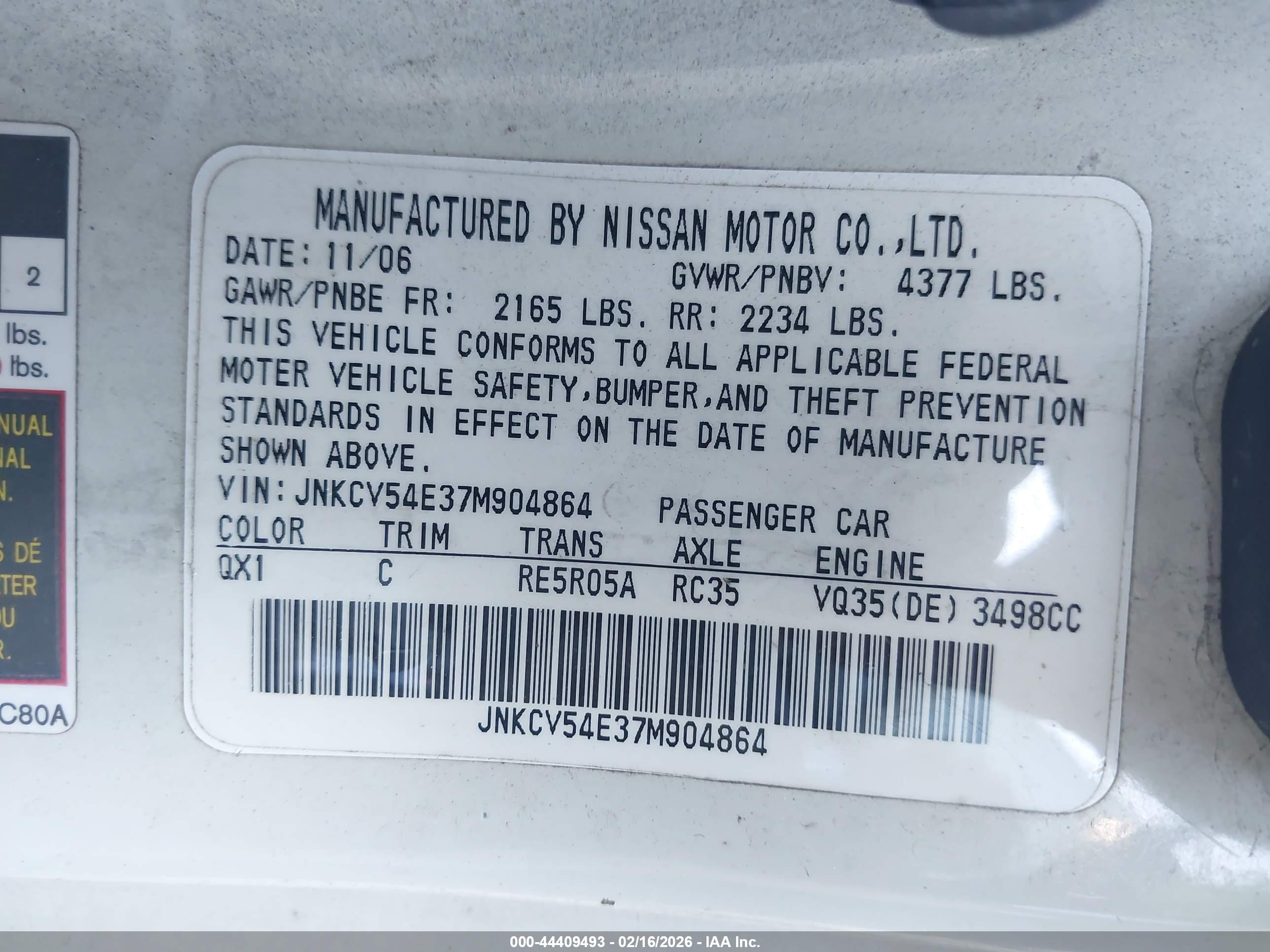 INFINITI G35 image 9