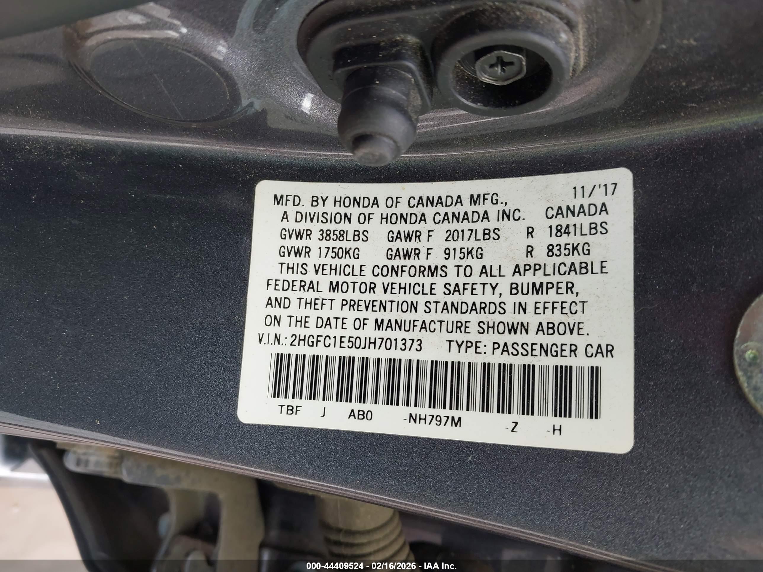 HONDA CIVIC image 9