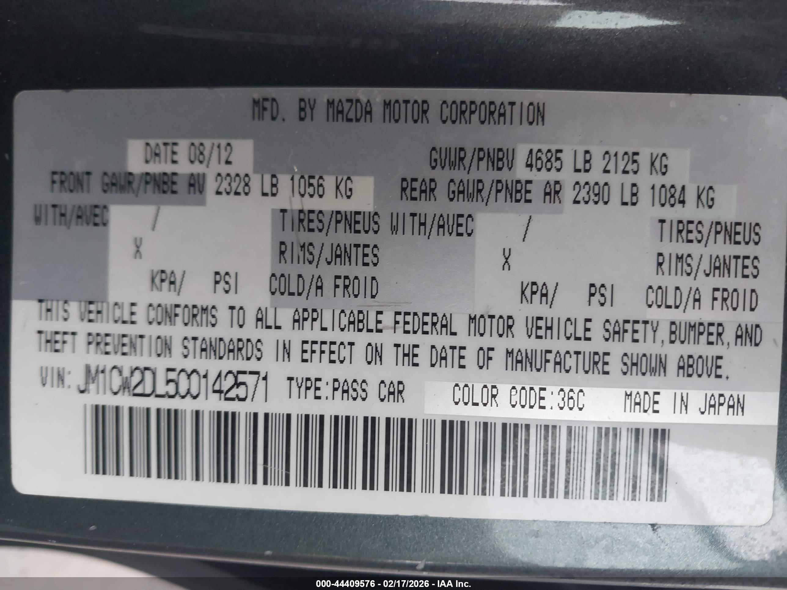 MAZDA MAZDA5 image 9