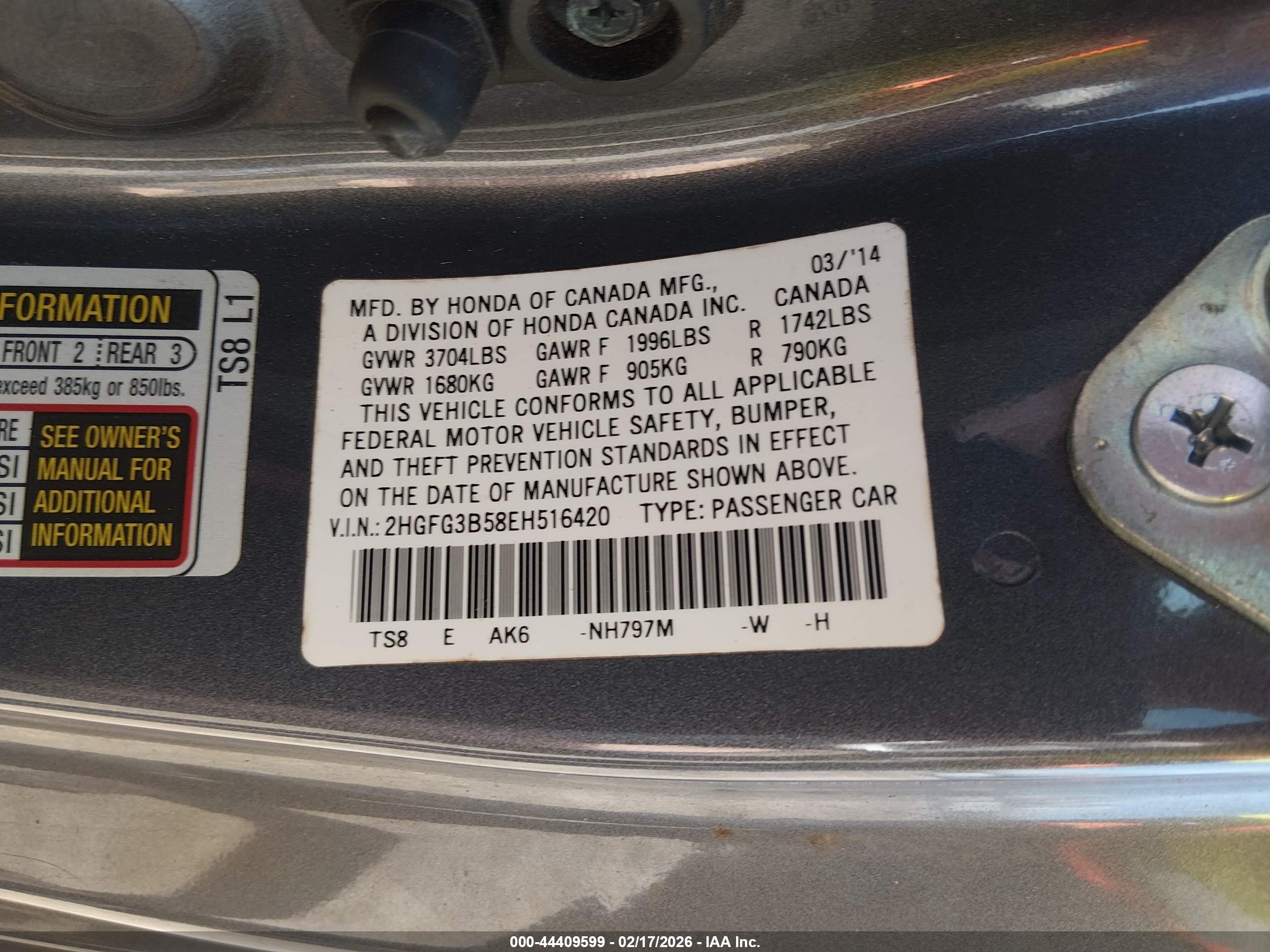 HONDA CIVIC image 9