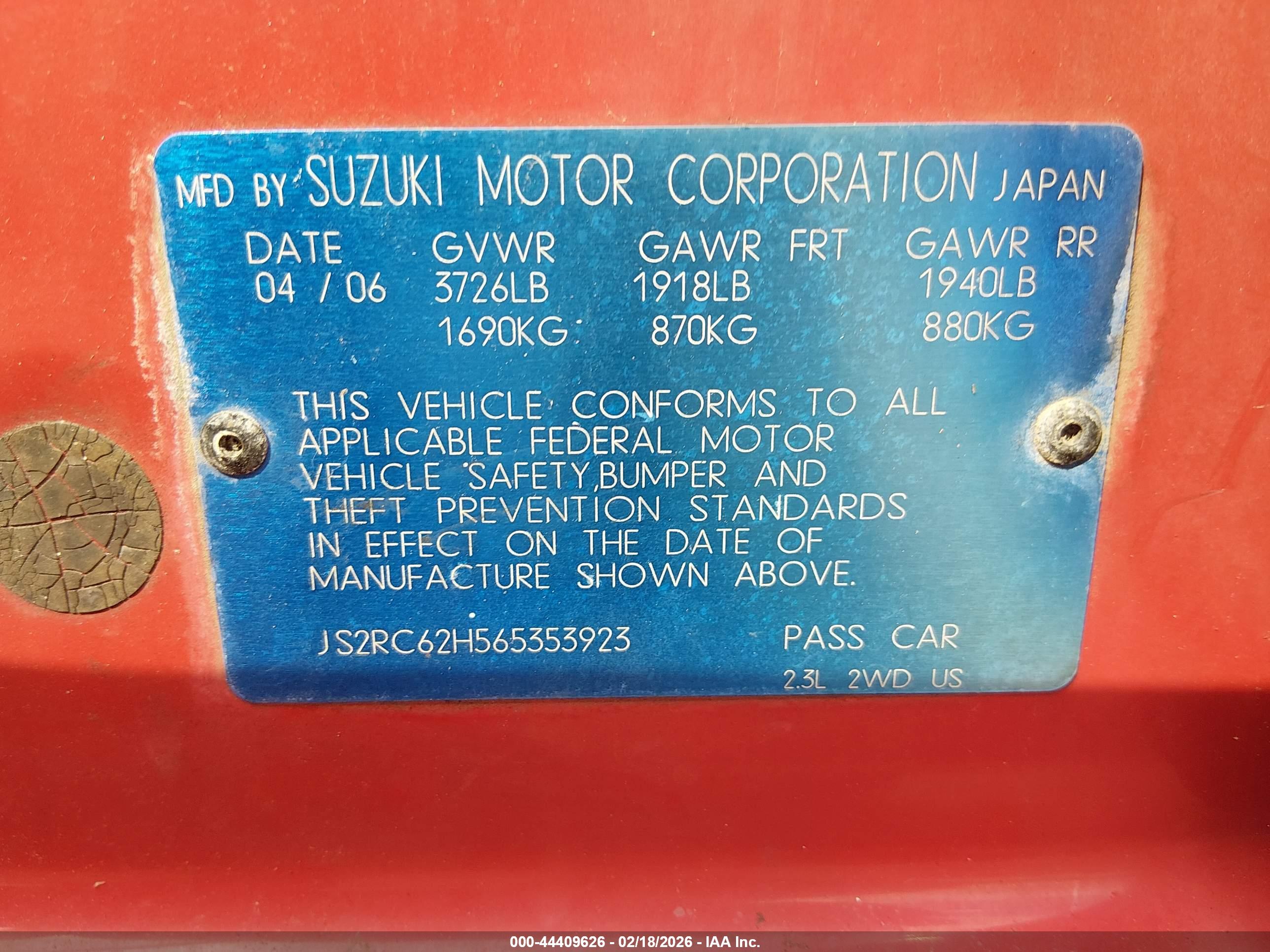 SUZUKI AERIO image 9