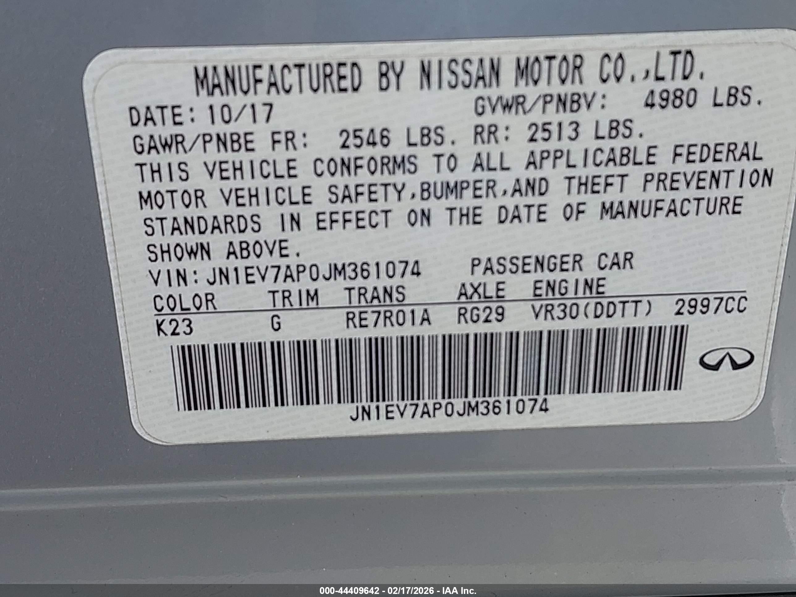 INFINITI Q50 image 9