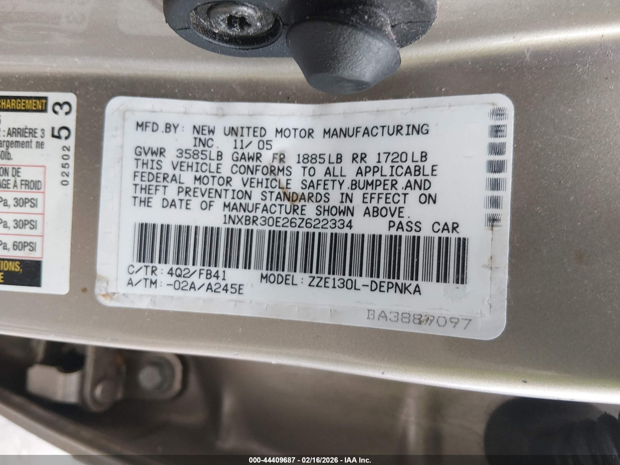 TOYOTA COROLLA image 9