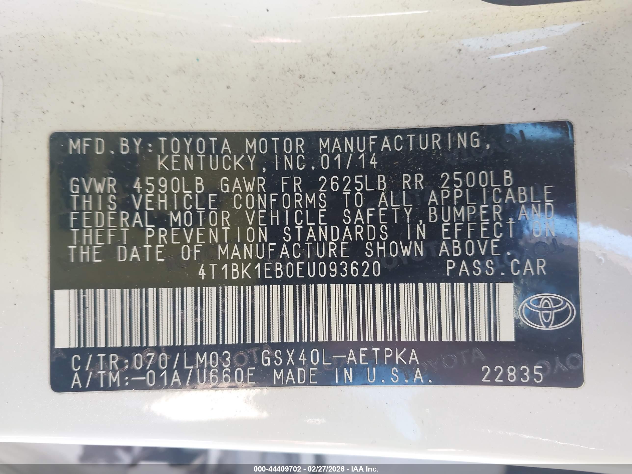TOYOTA AVALON image 9