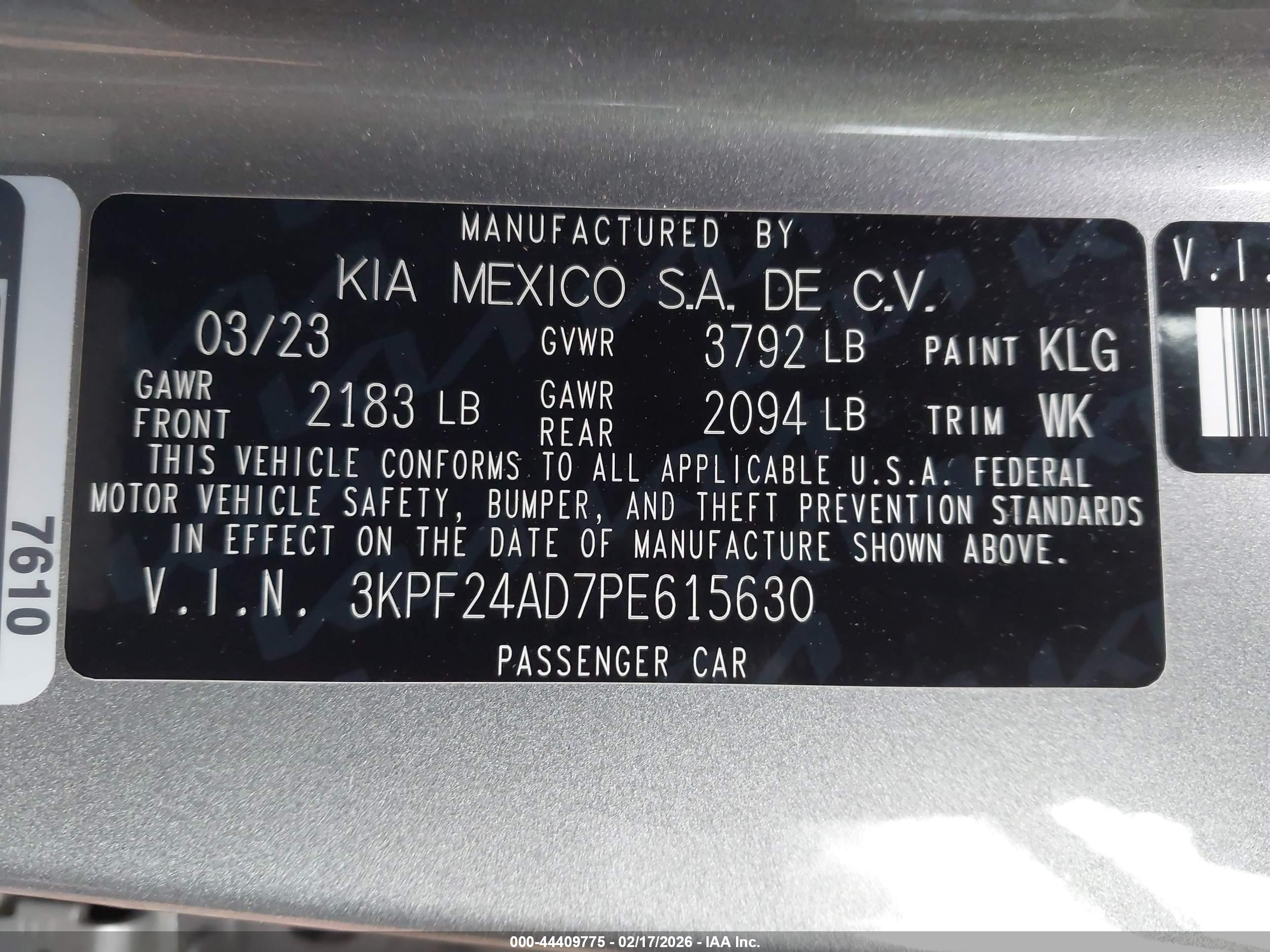 KIA FORTE image 9