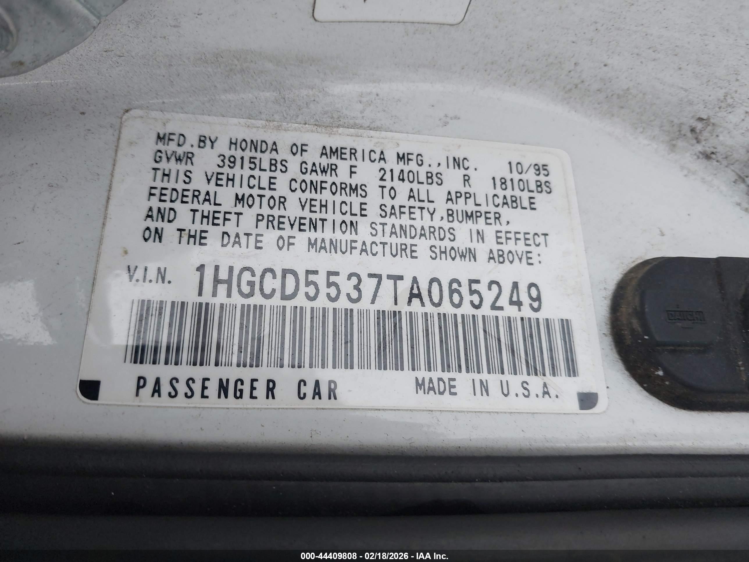 HONDA ACCORD image 9