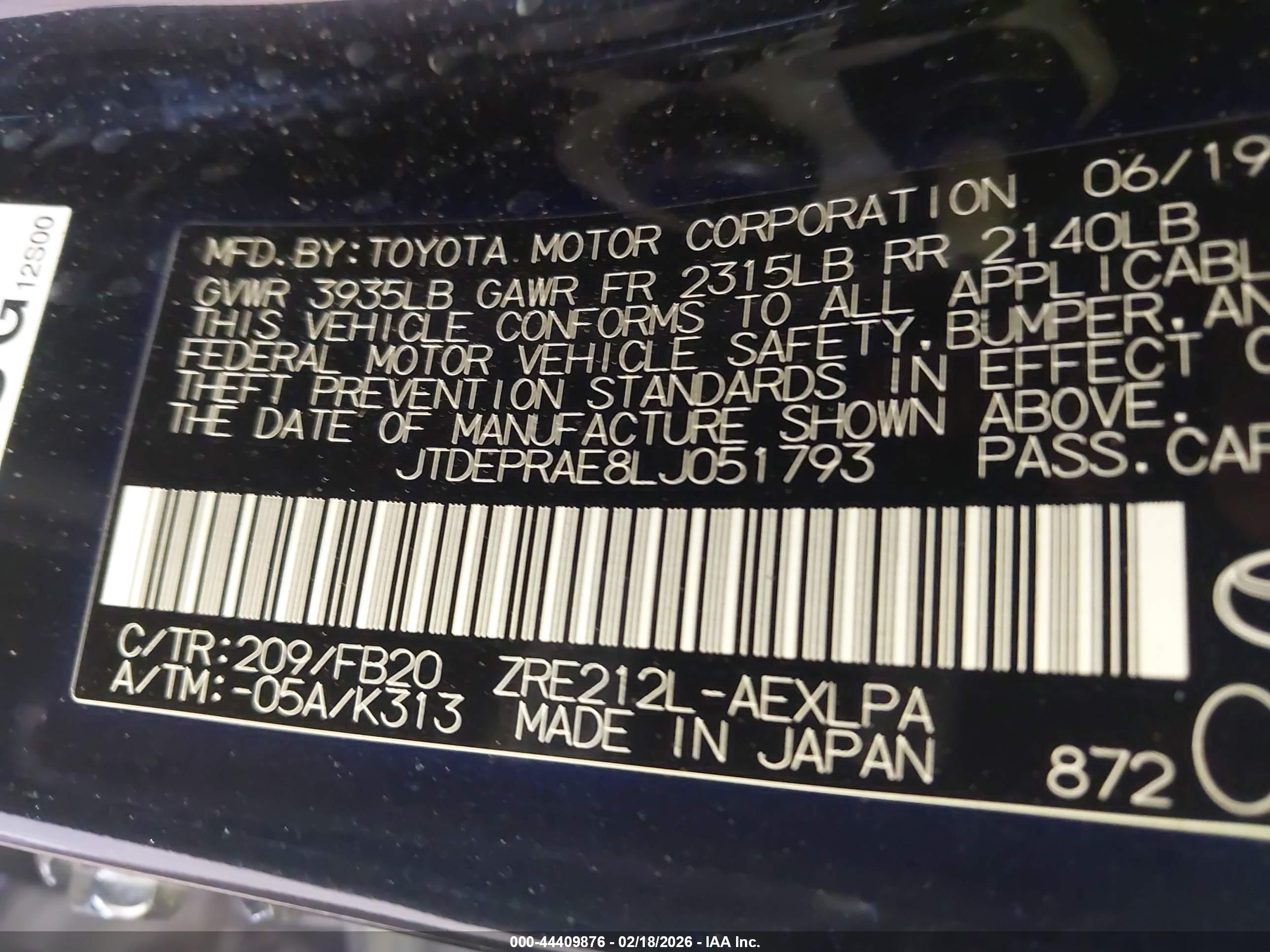 TOYOTA COROLLA image 9