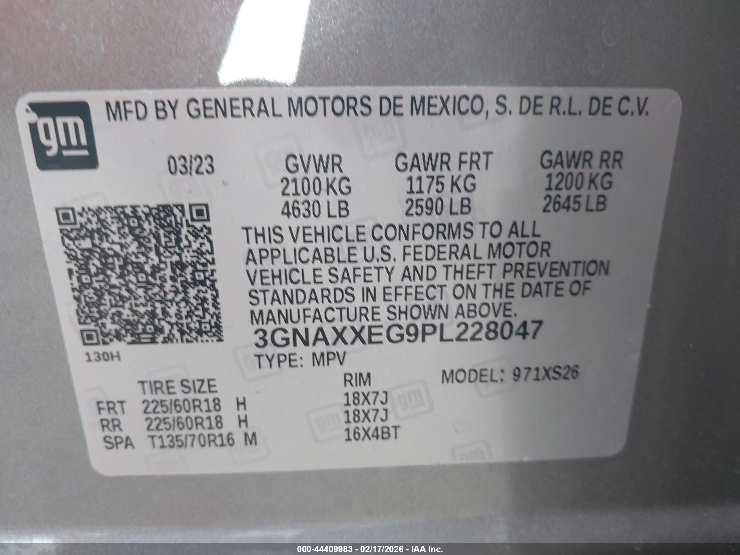 CHEVROLET EQUINOX image 9