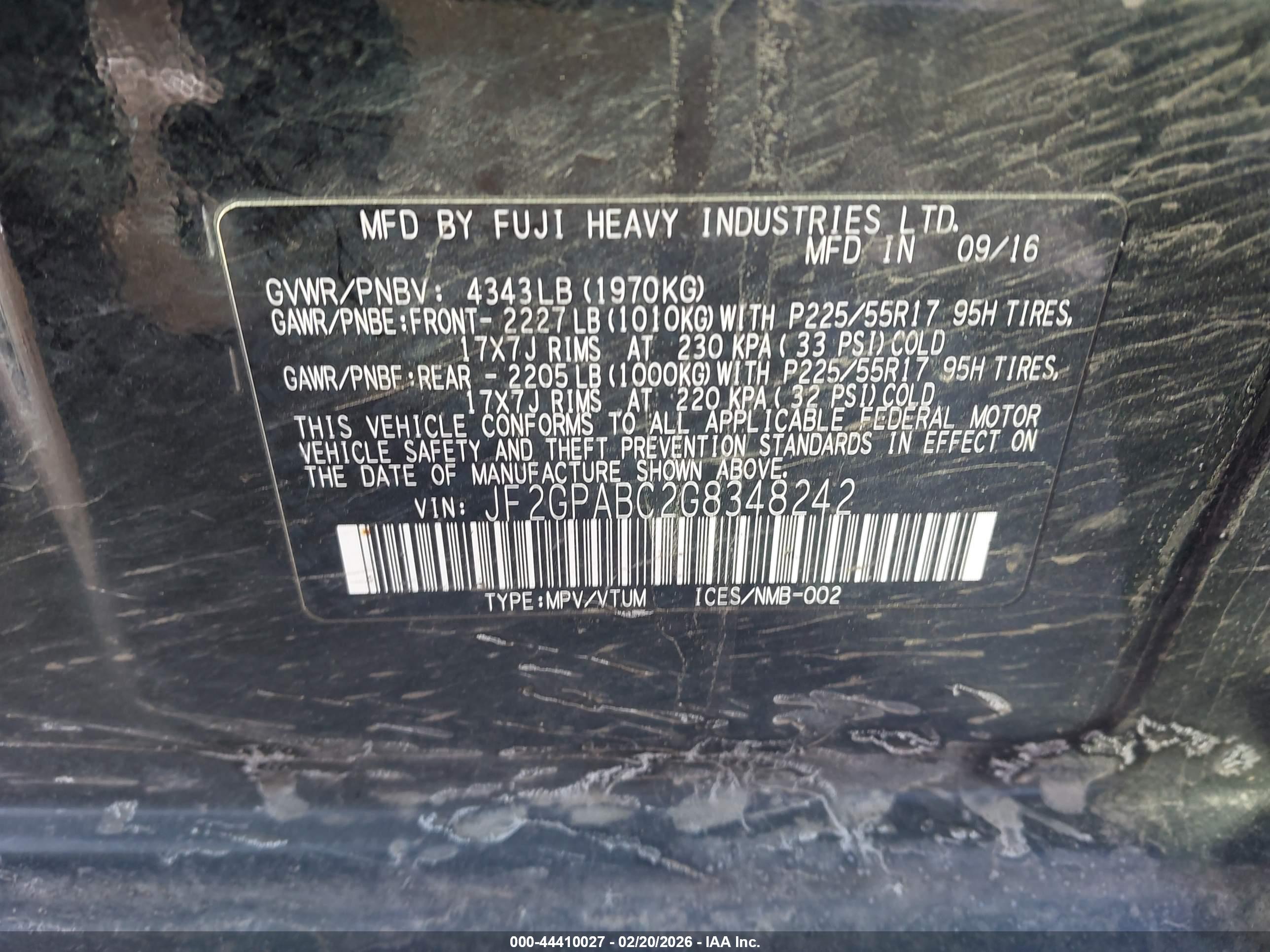 SUBARU CROSSTREK image 9