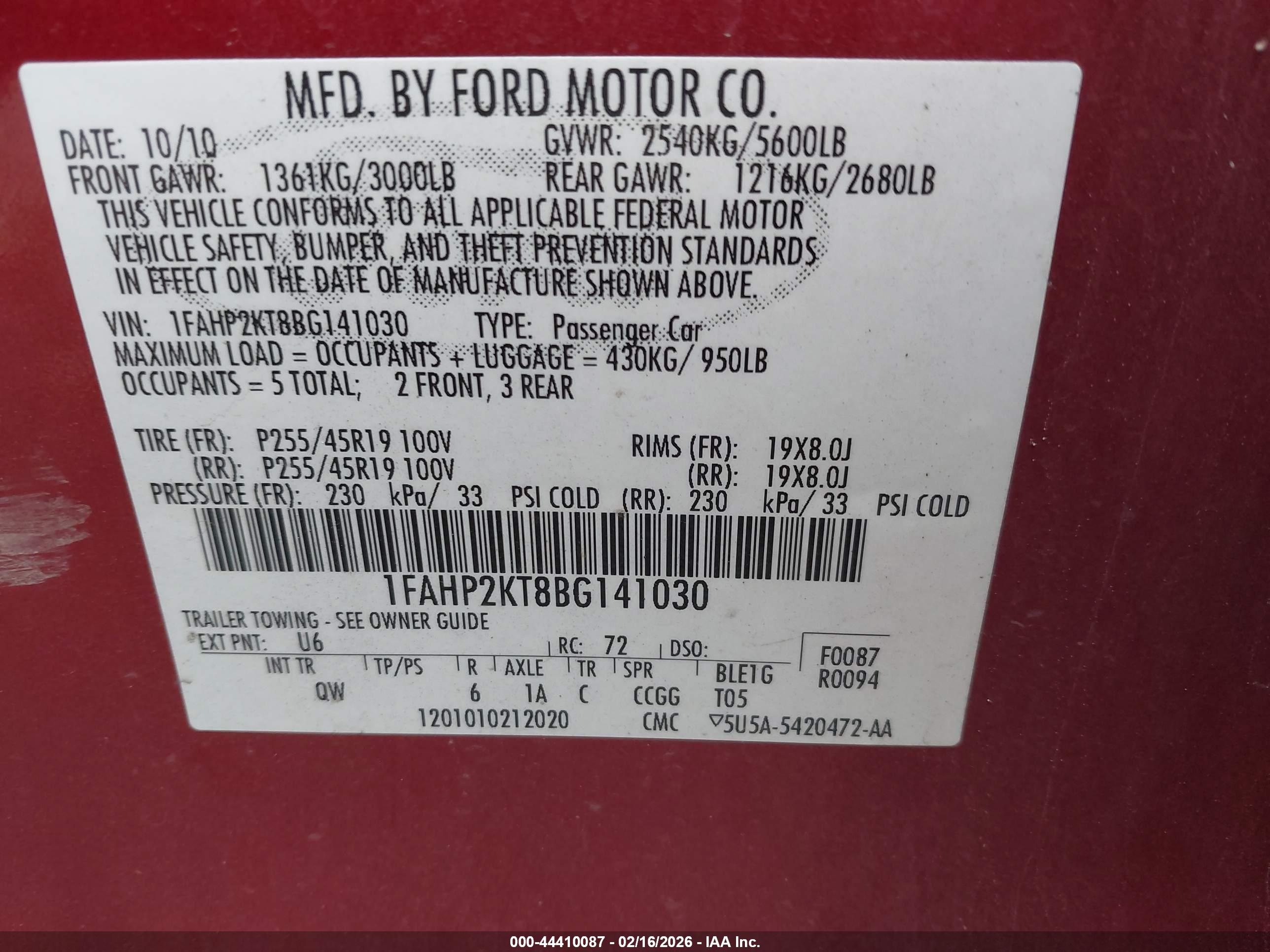 FORD TAURUS image 9