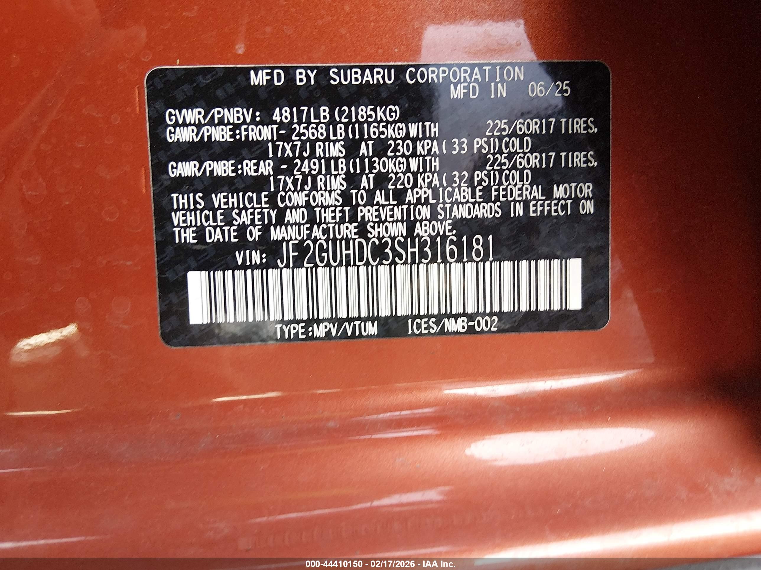 SUBARU CROSSTREK image 9
