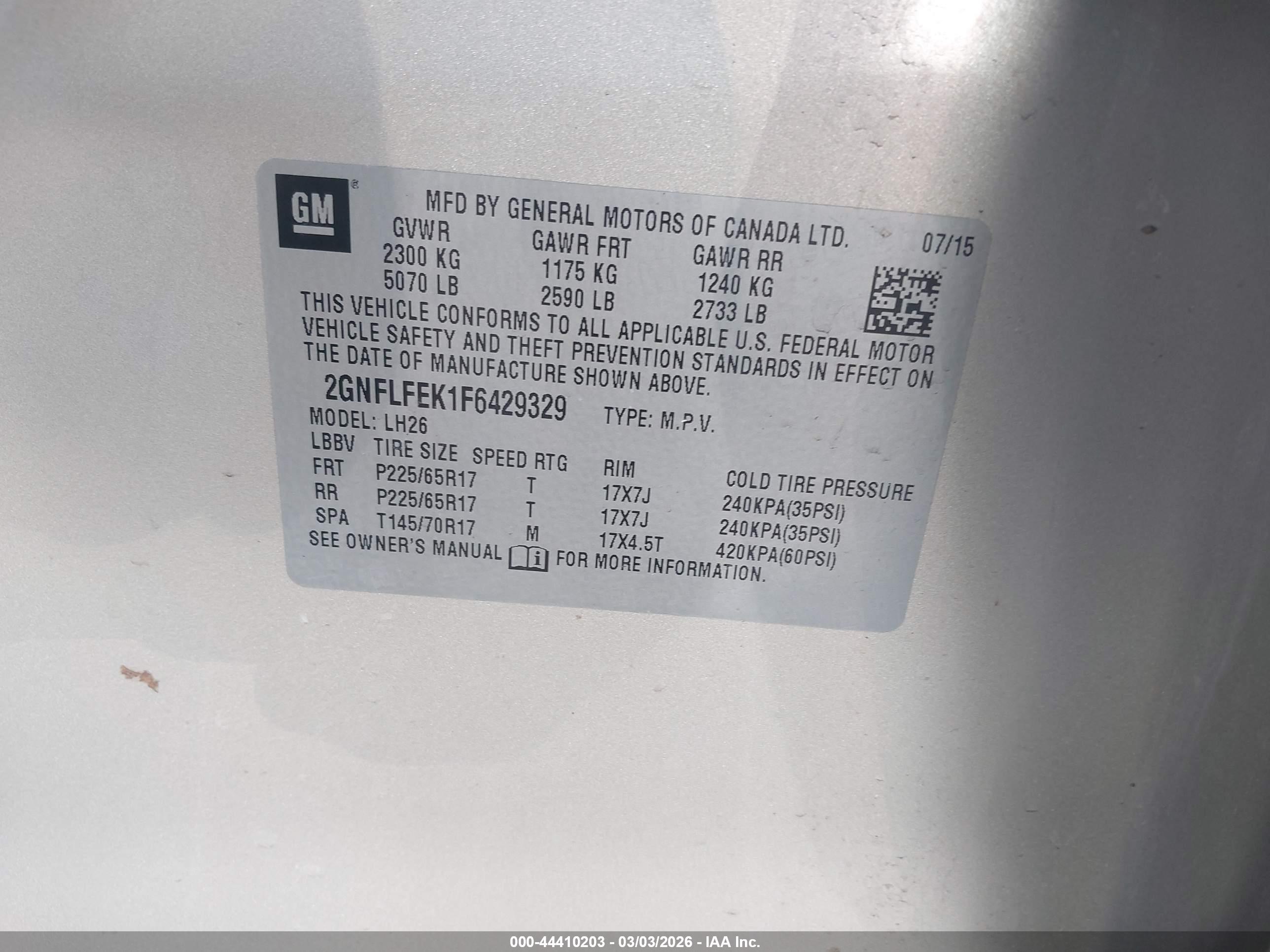 CHEVROLET EQUINOX image 9