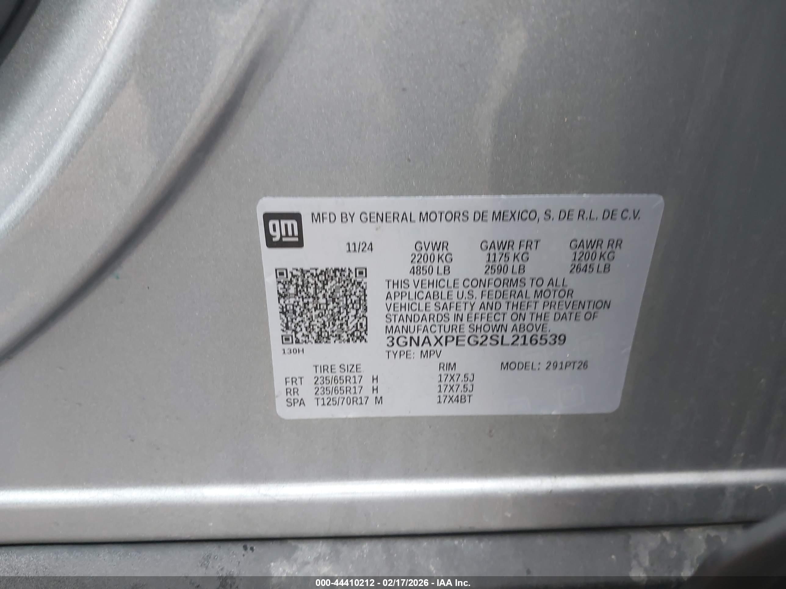 CHEVROLET EQUINOX image 9