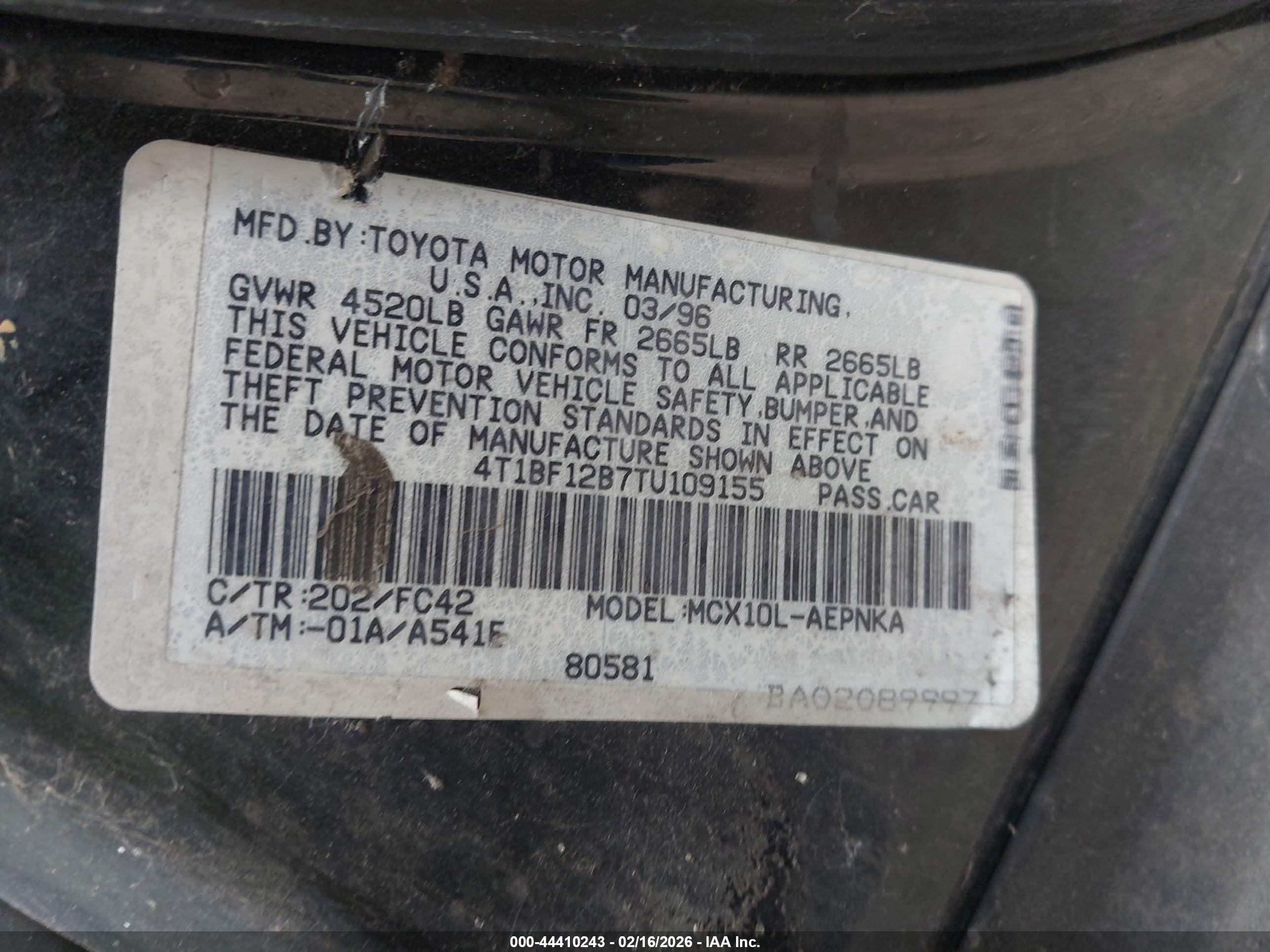 TOYOTA AVALON image 9