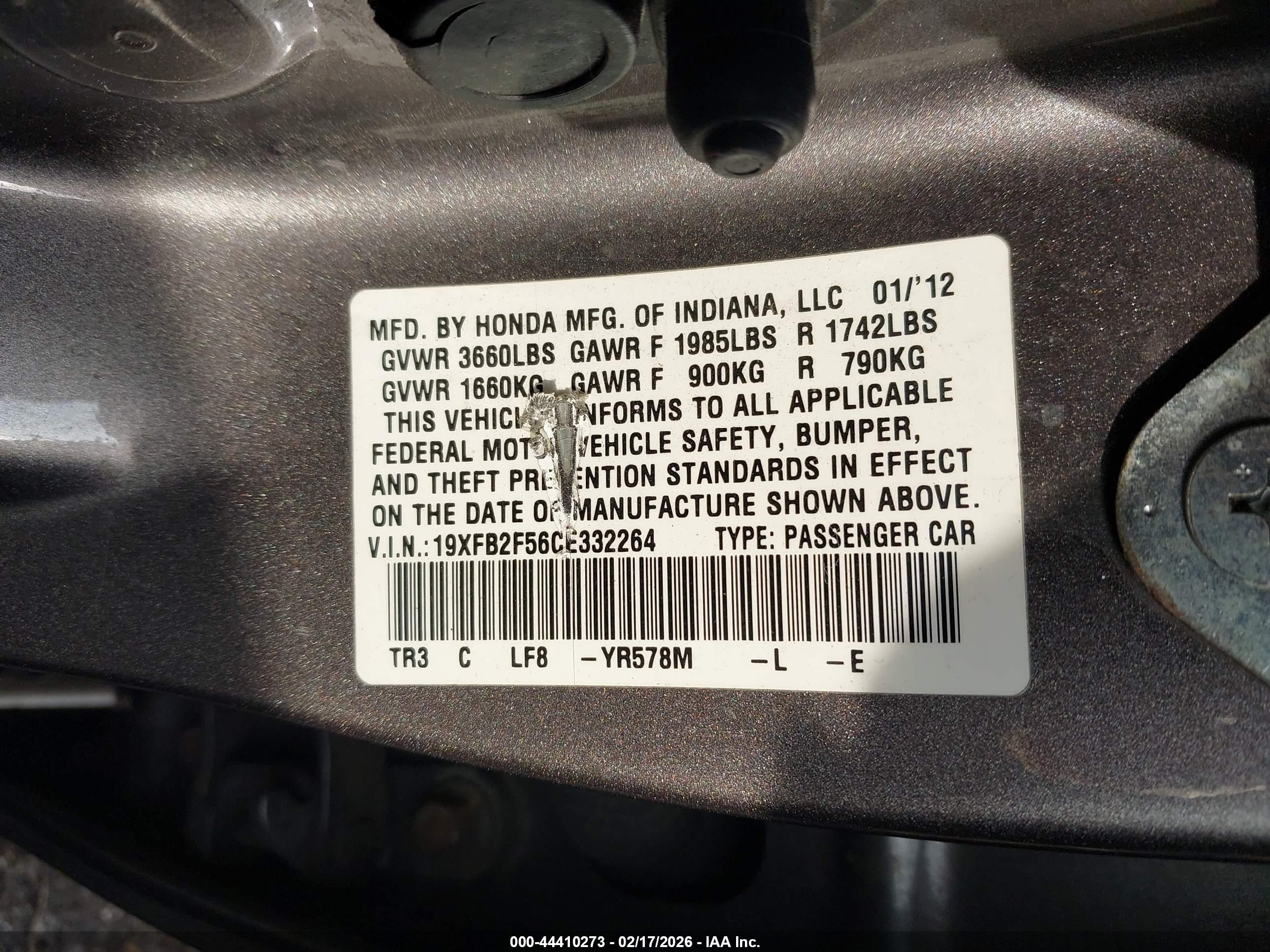 HONDA CIVIC image 9