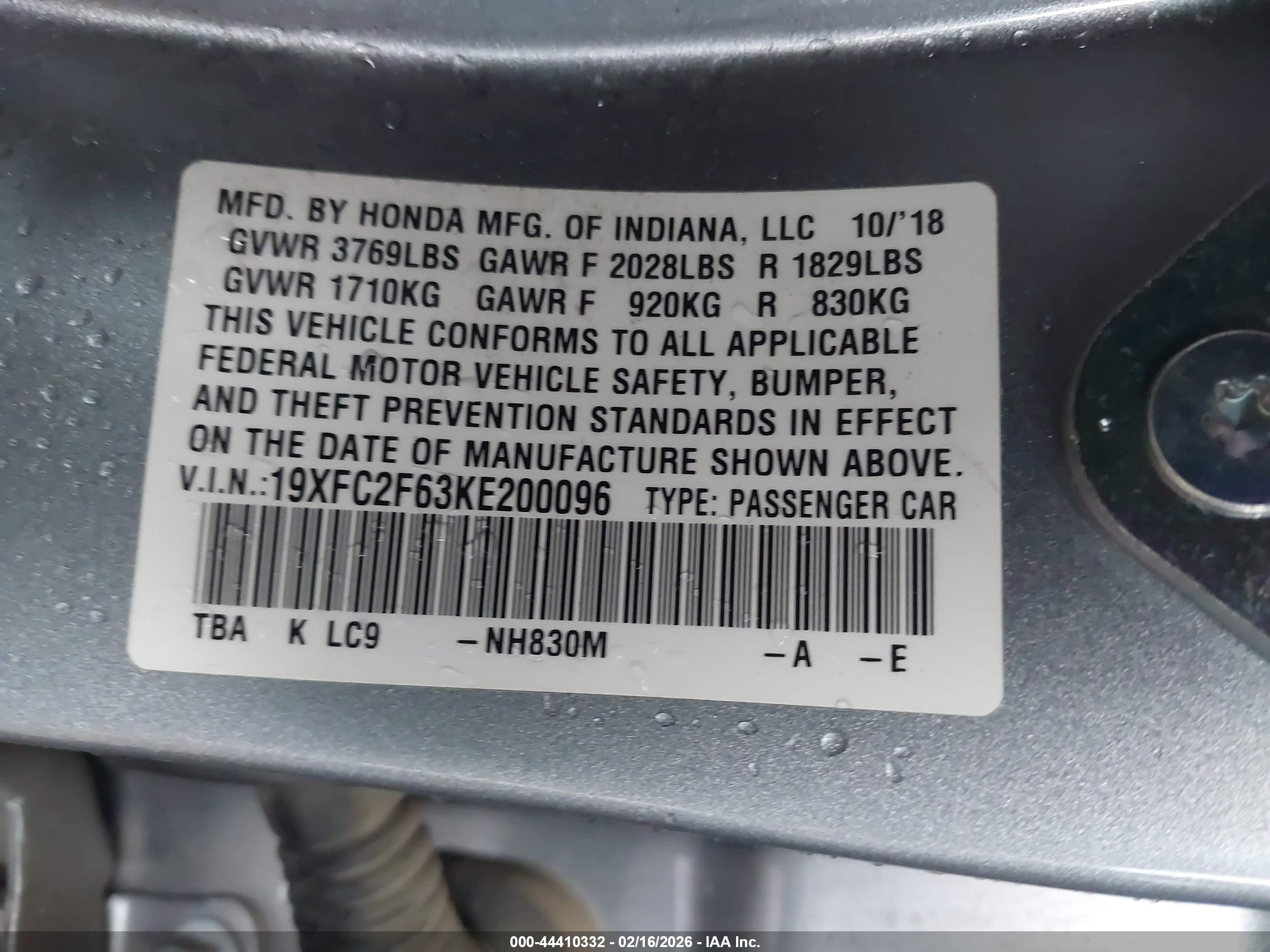 HONDA CIVIC image 9