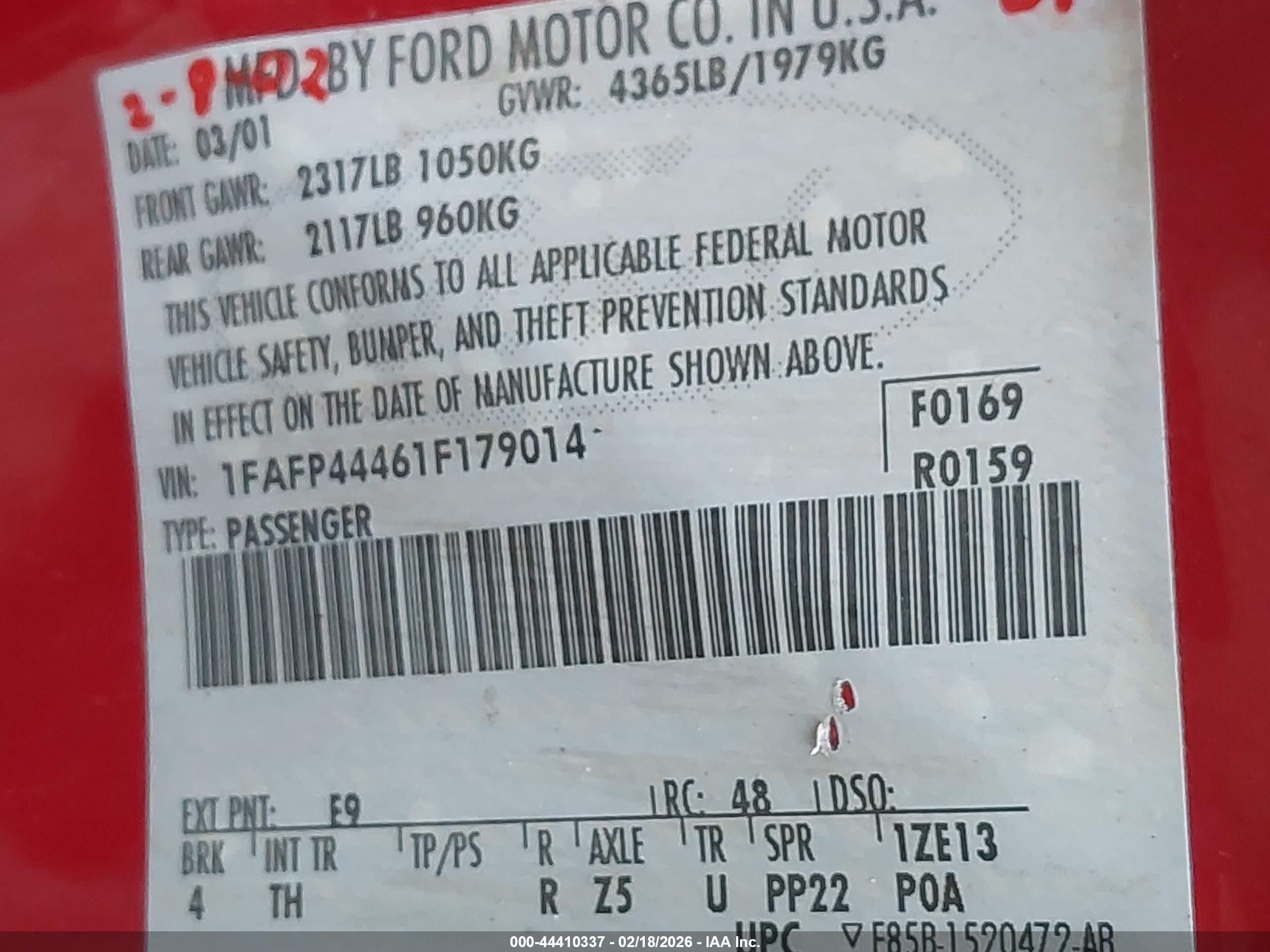 FORD MUSTANG image 9