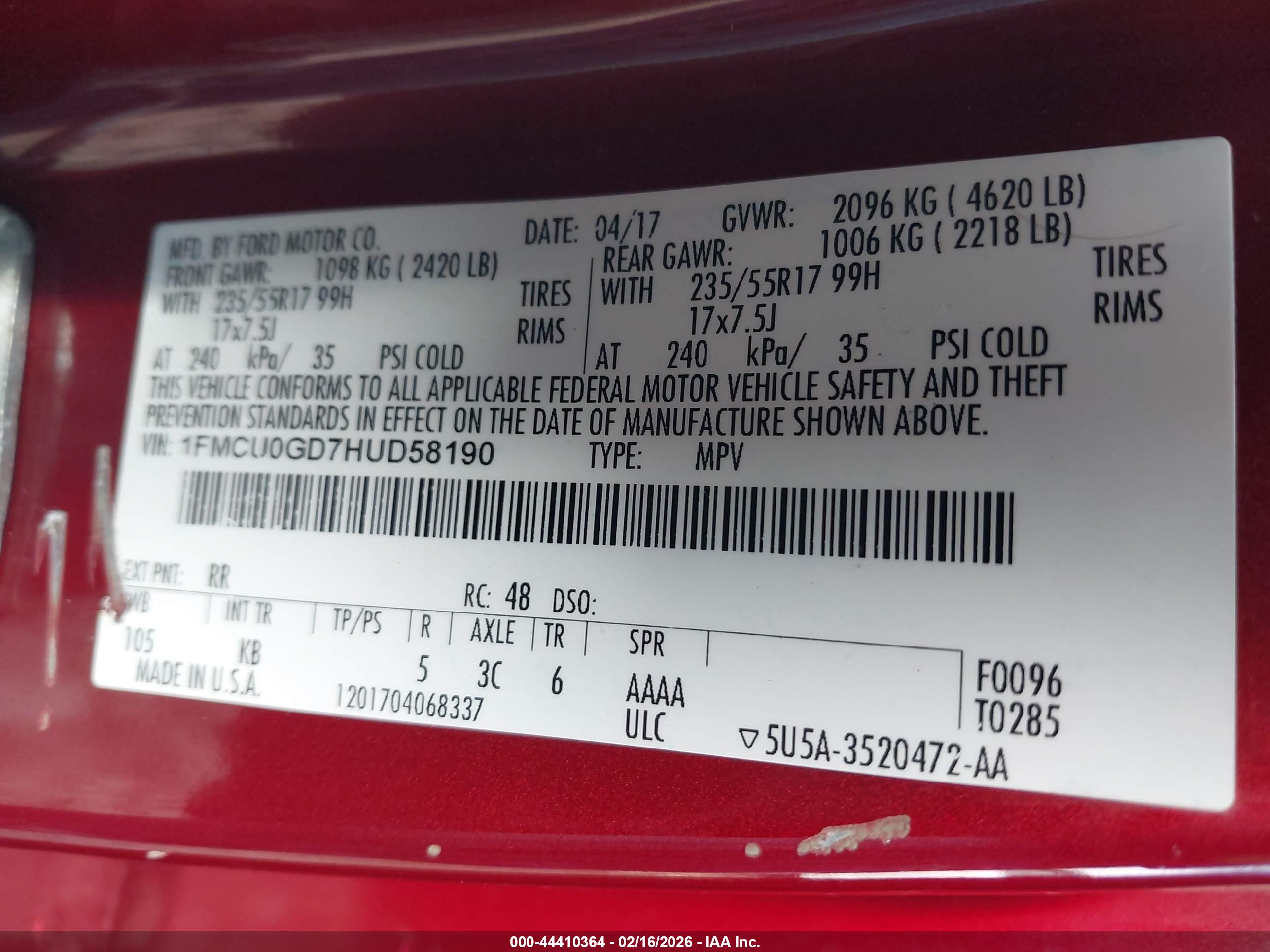 FORD ESCAPE image 9