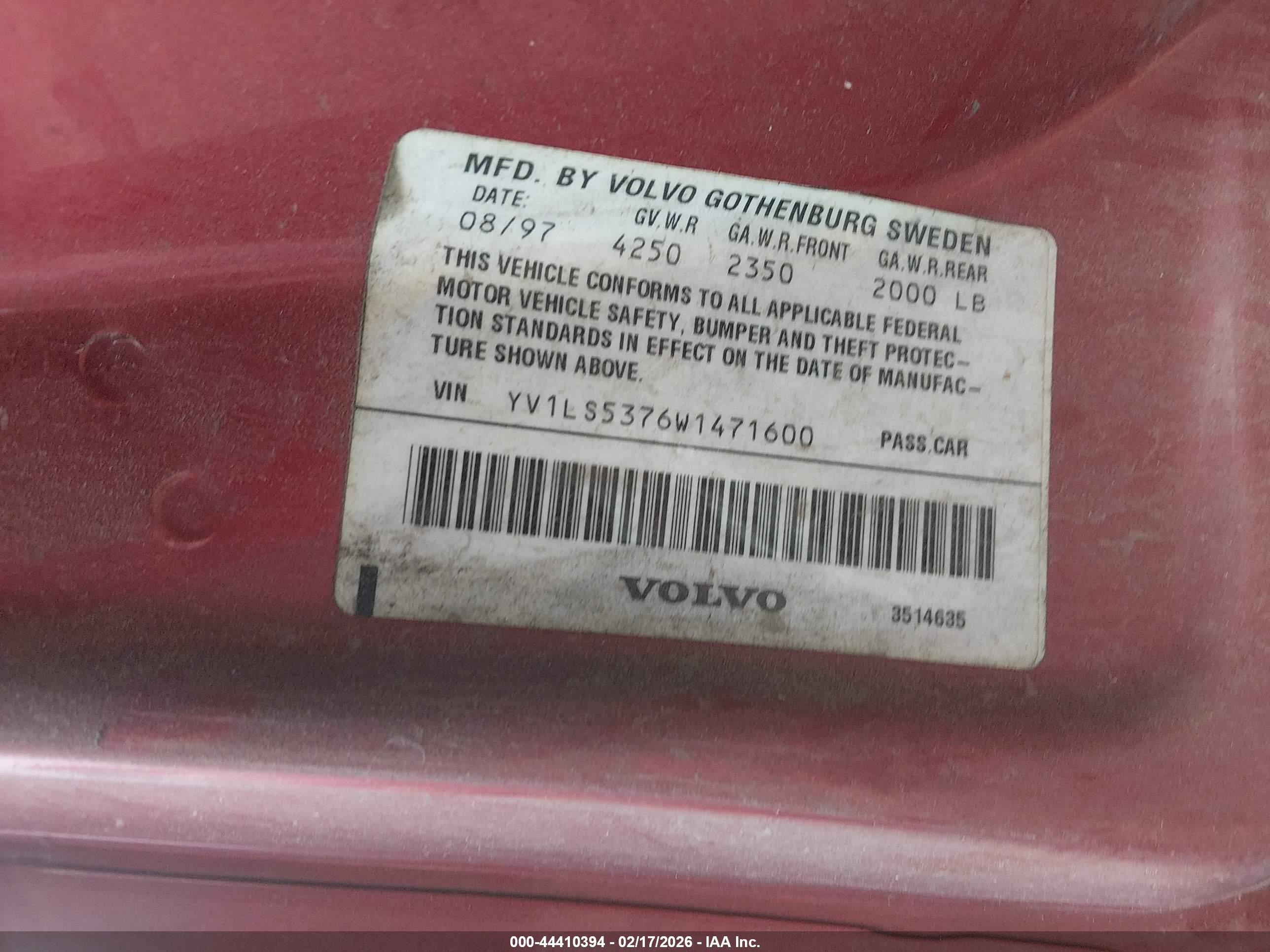VOLVO S70 image 9