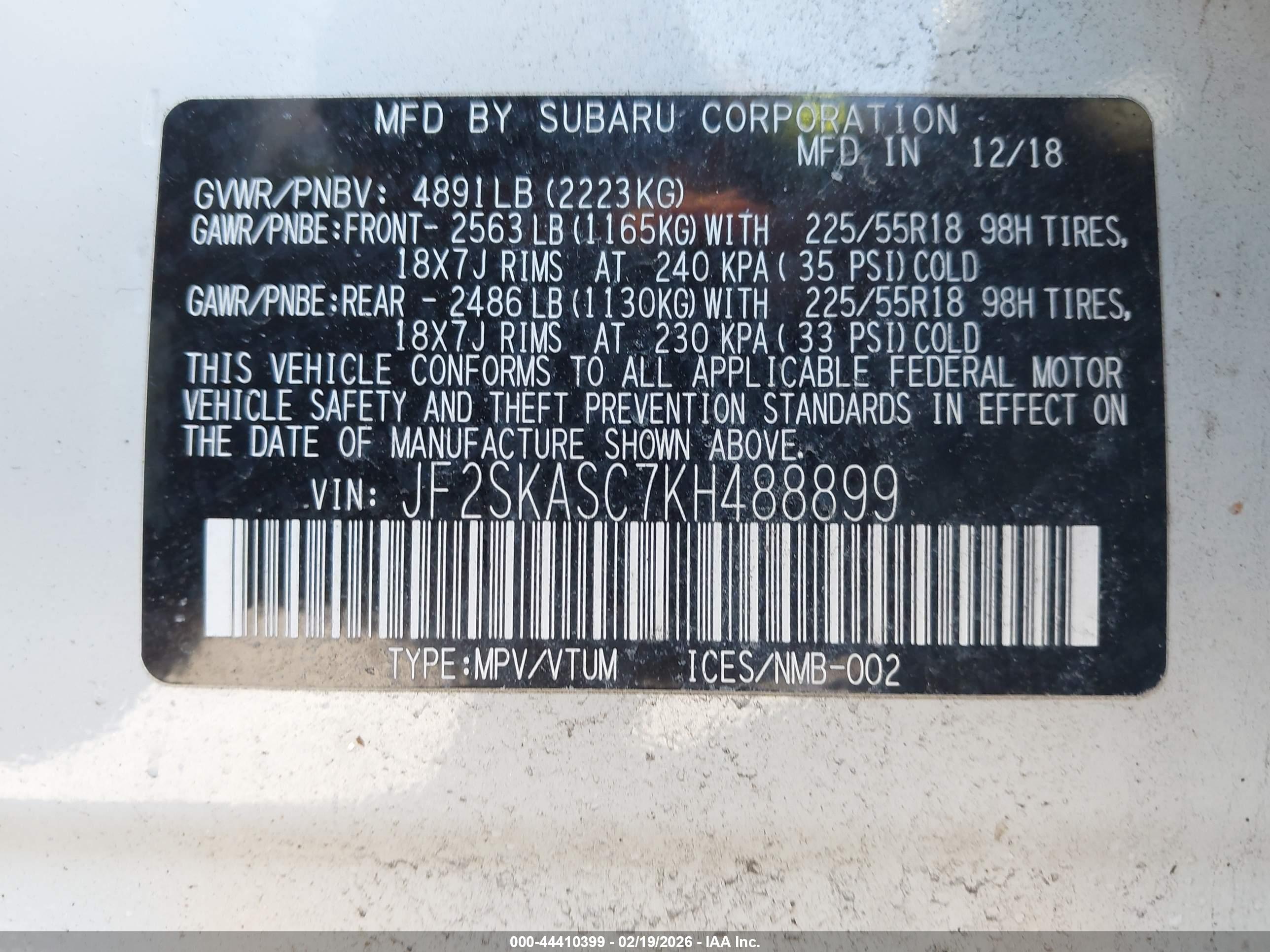 SUBARU FORESTER image 9