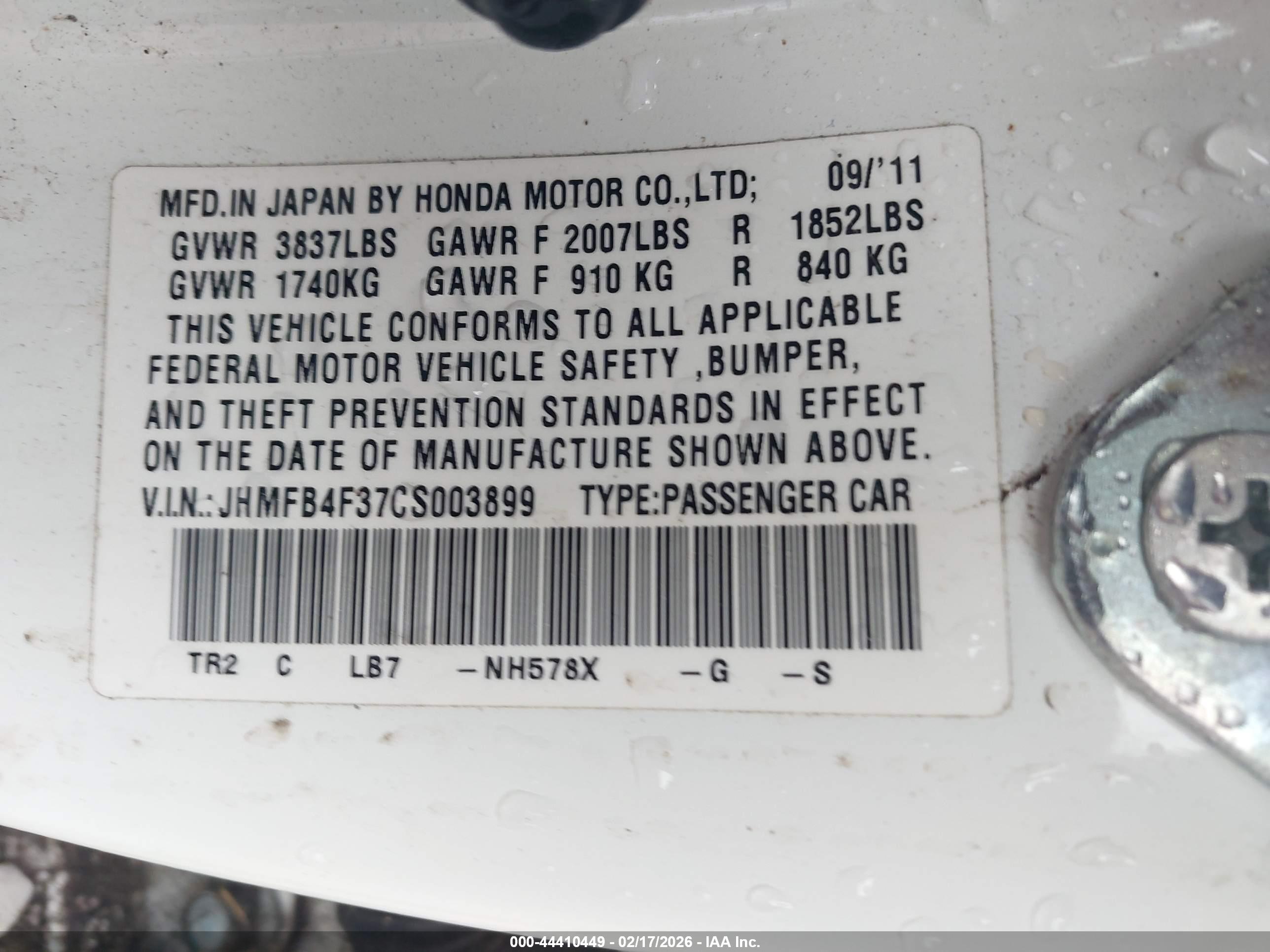 HONDA CIVIC image 9