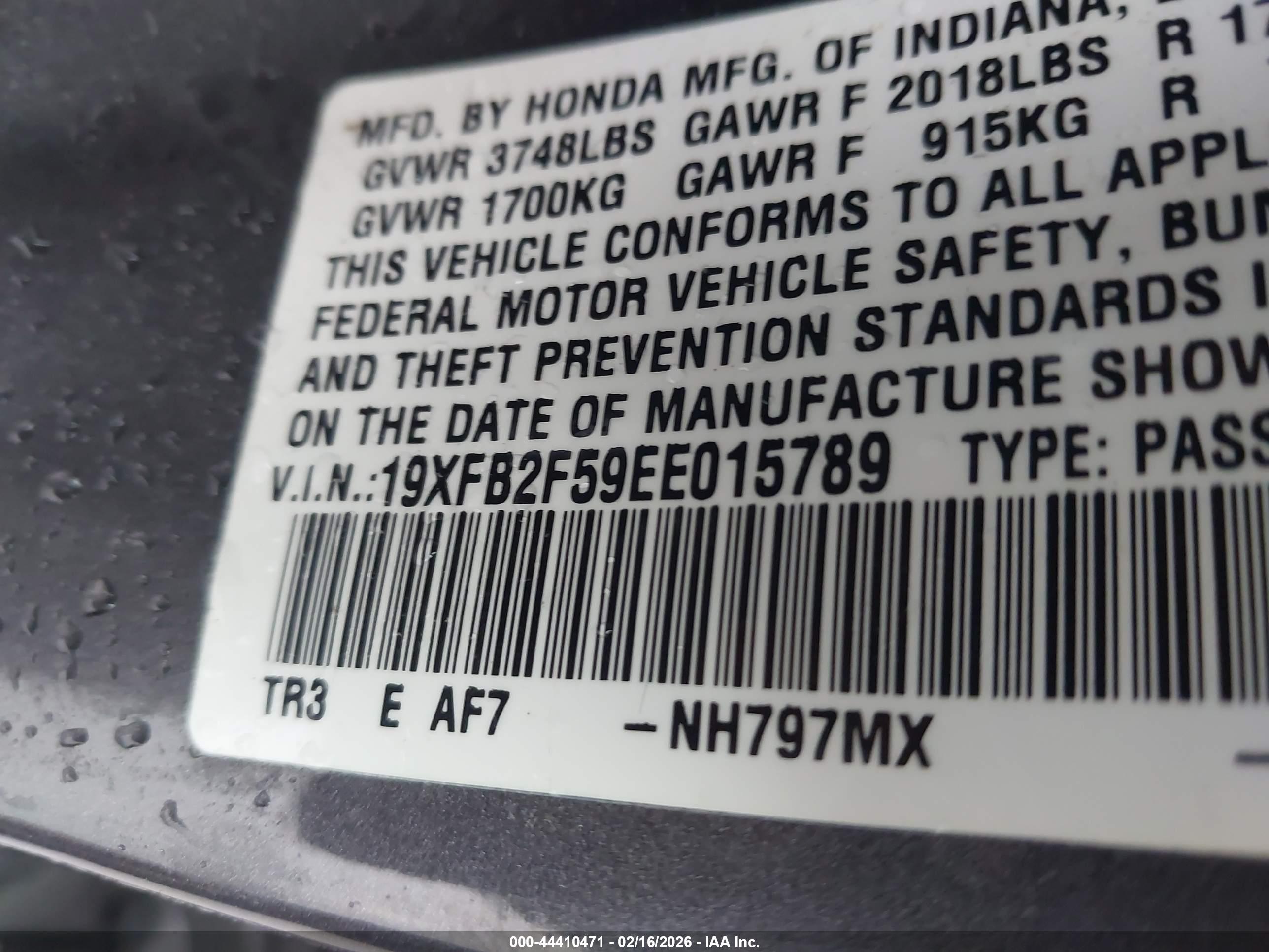 HONDA CIVIC image 9