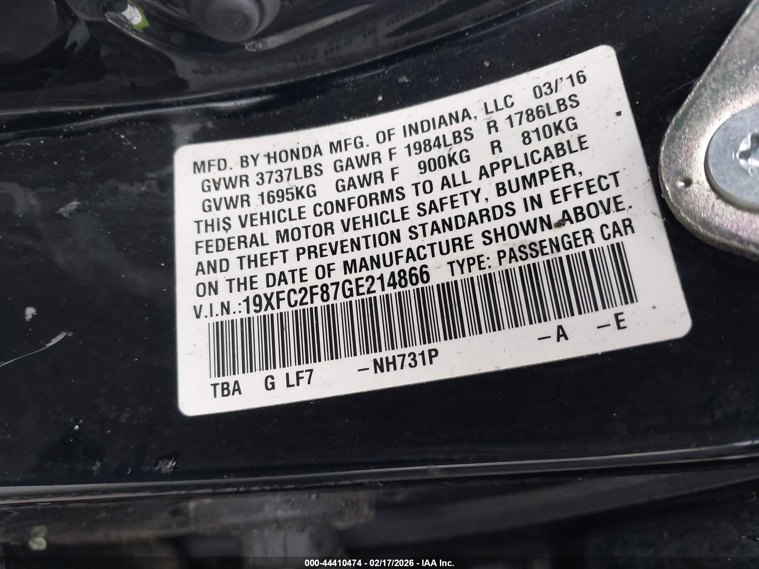HONDA CIVIC image 9