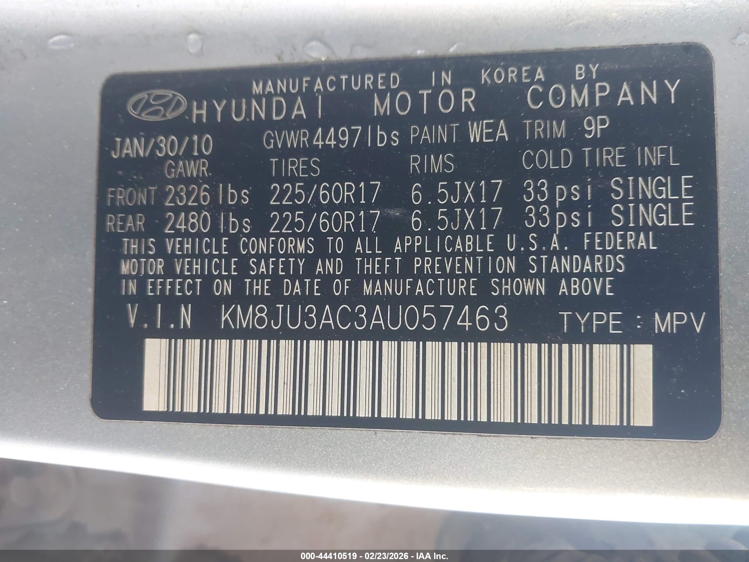 HYUNDAI TUCSON image 9