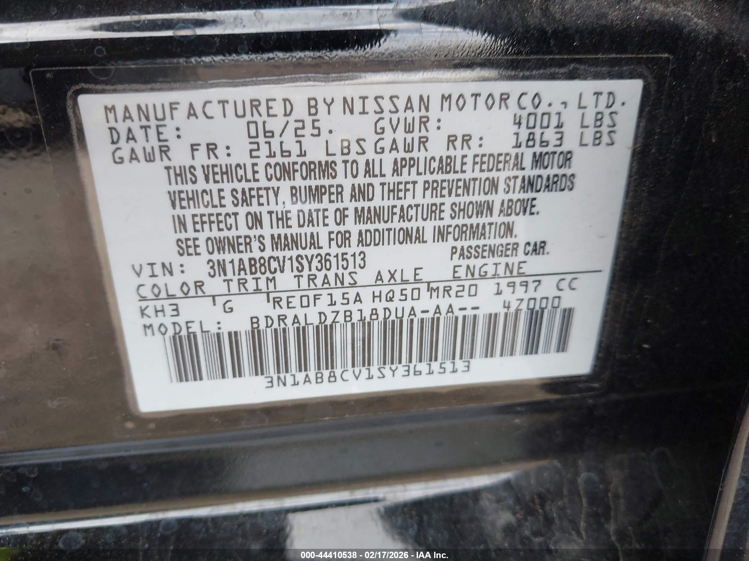 NISSAN SENTRA image 9