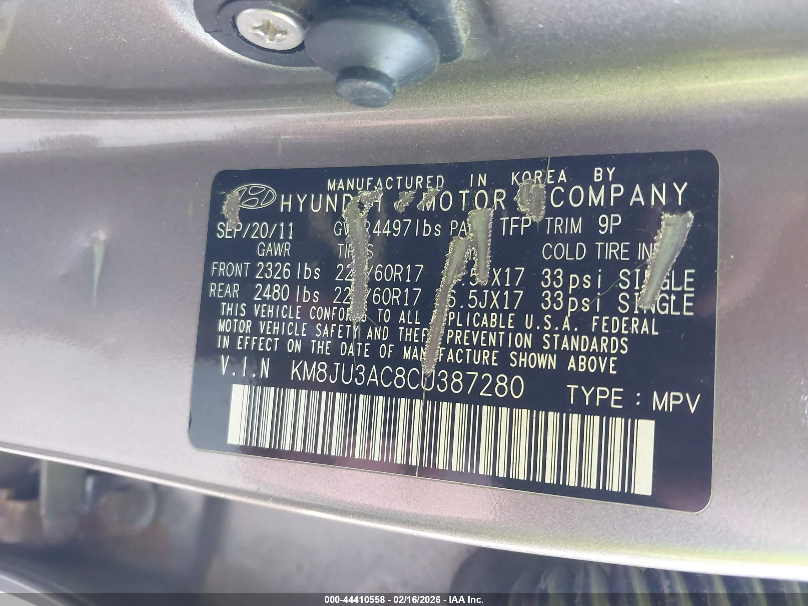 HYUNDAI TUCSON image 9