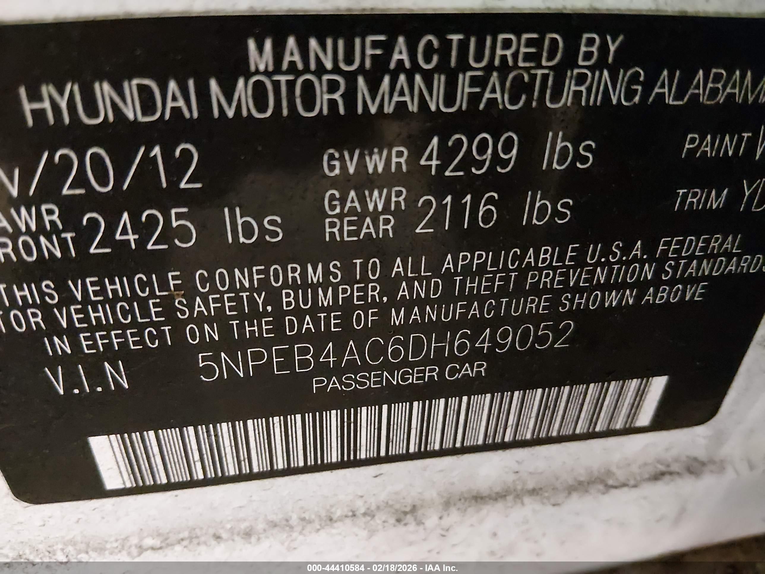 HYUNDAI SONATA image 9