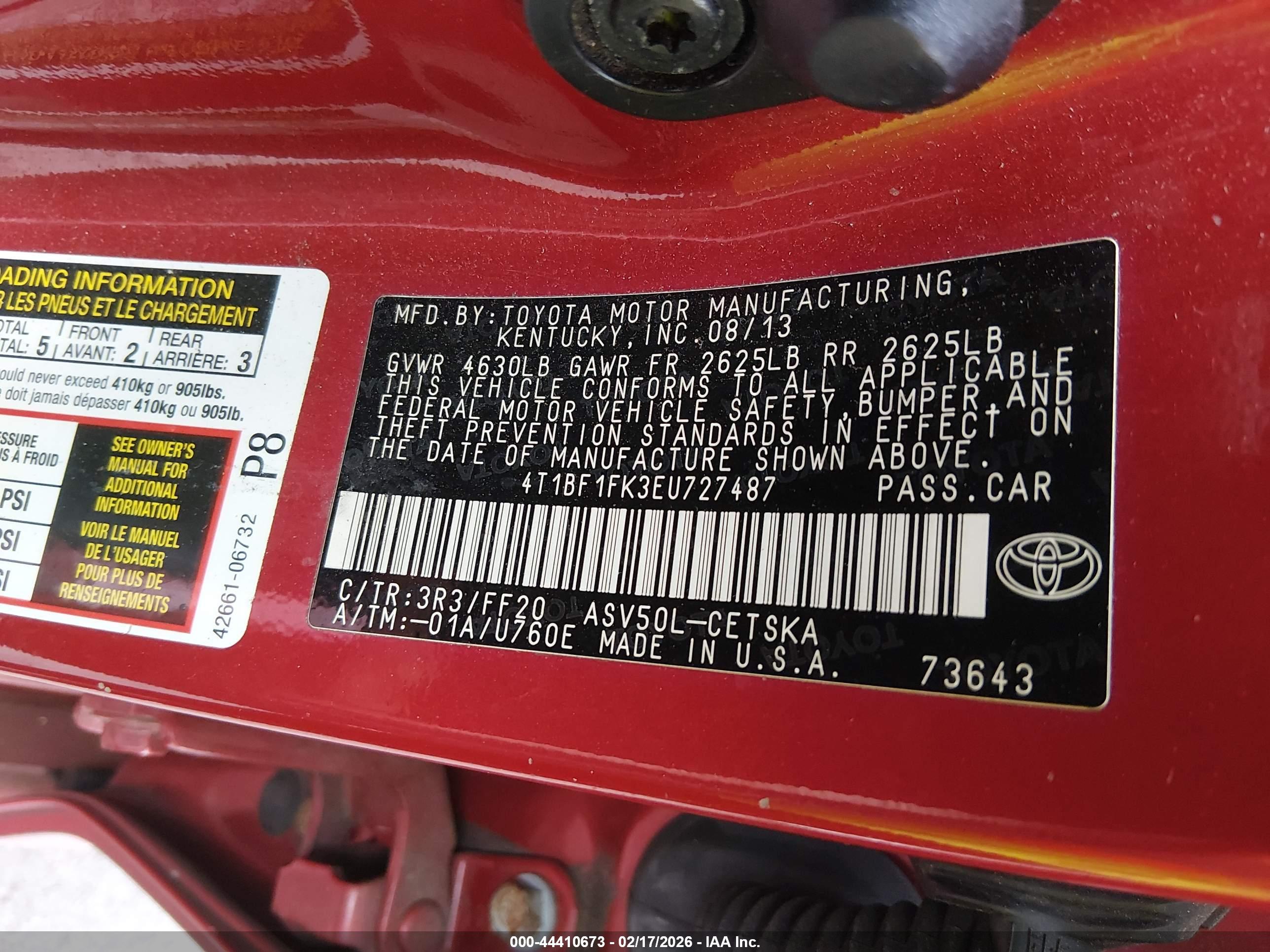 TOYOTA CAMRY image 9