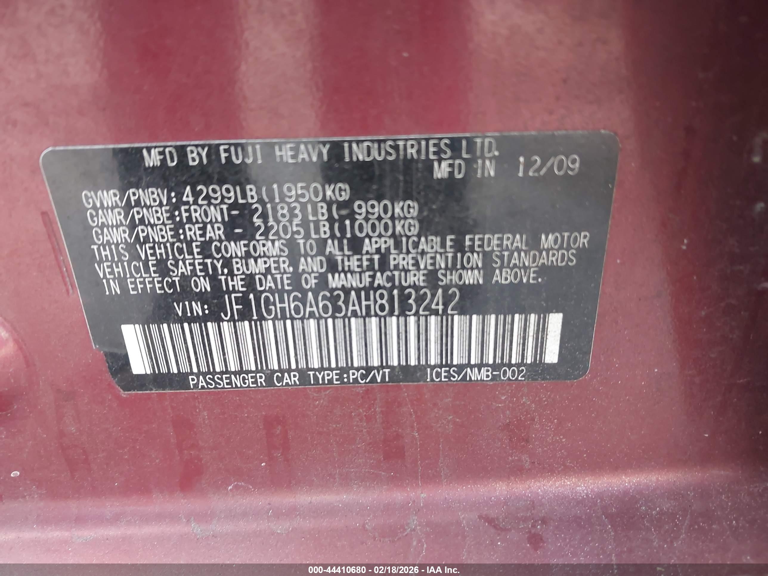 SUBARU IMPREZA image 9