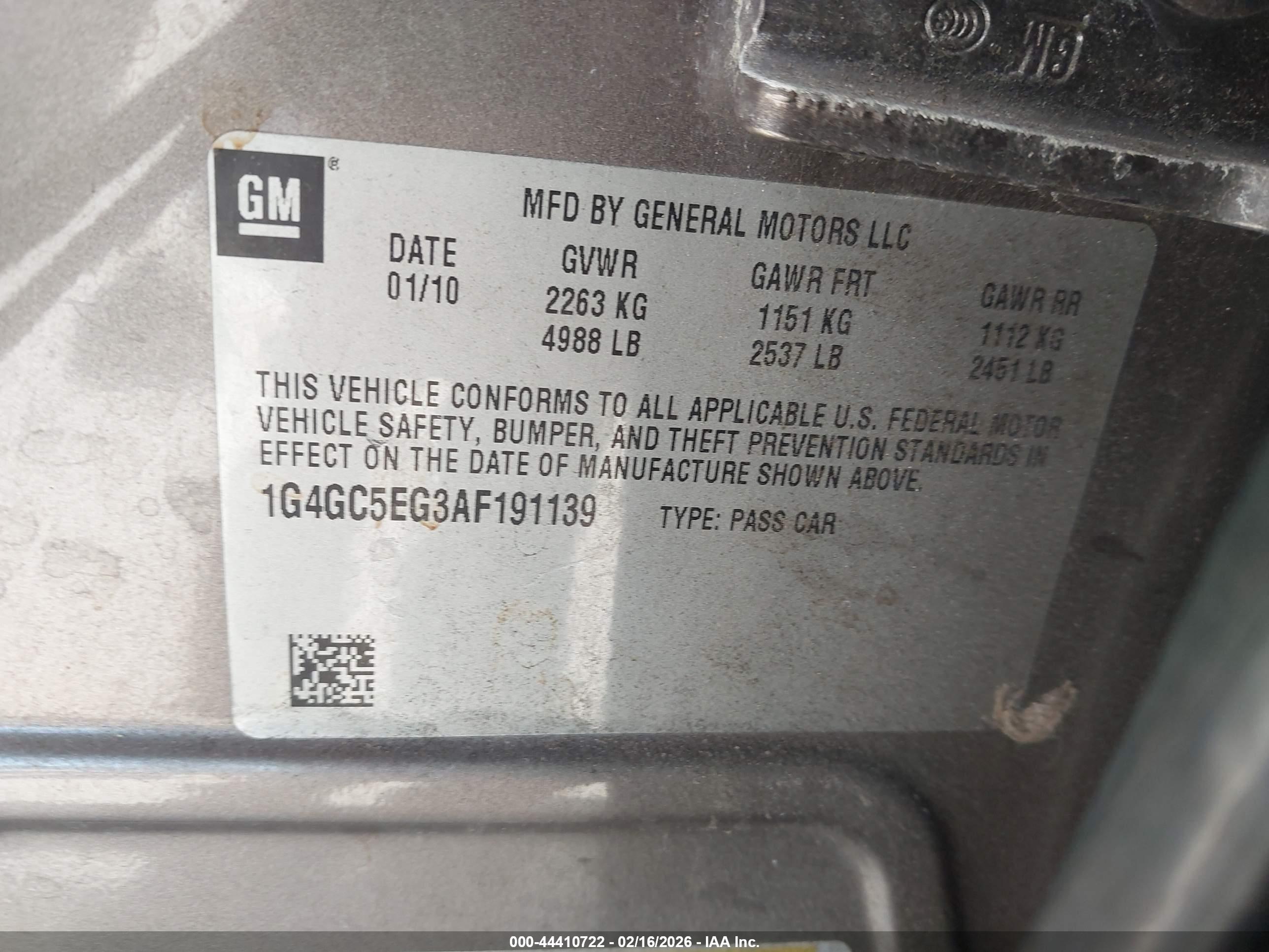 BUICK LACROSSE image 9